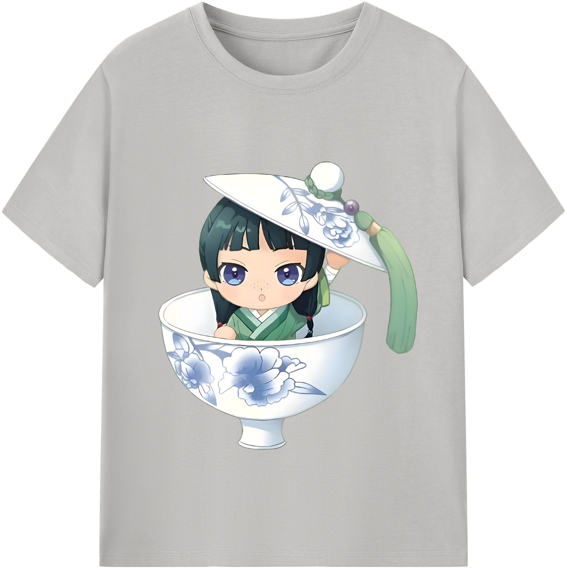 （画像用） 薬屋のひとりごと The Apothecary Diaries 綿100％半袖Tシャツ（フロントプリント）