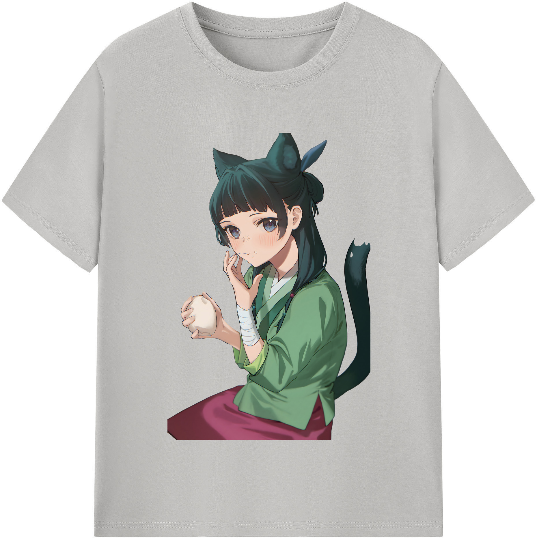 （画像用） 薬屋のひとりごと The Apothecary Diaries 綿100％半袖Tシャツ（フロントプリント）