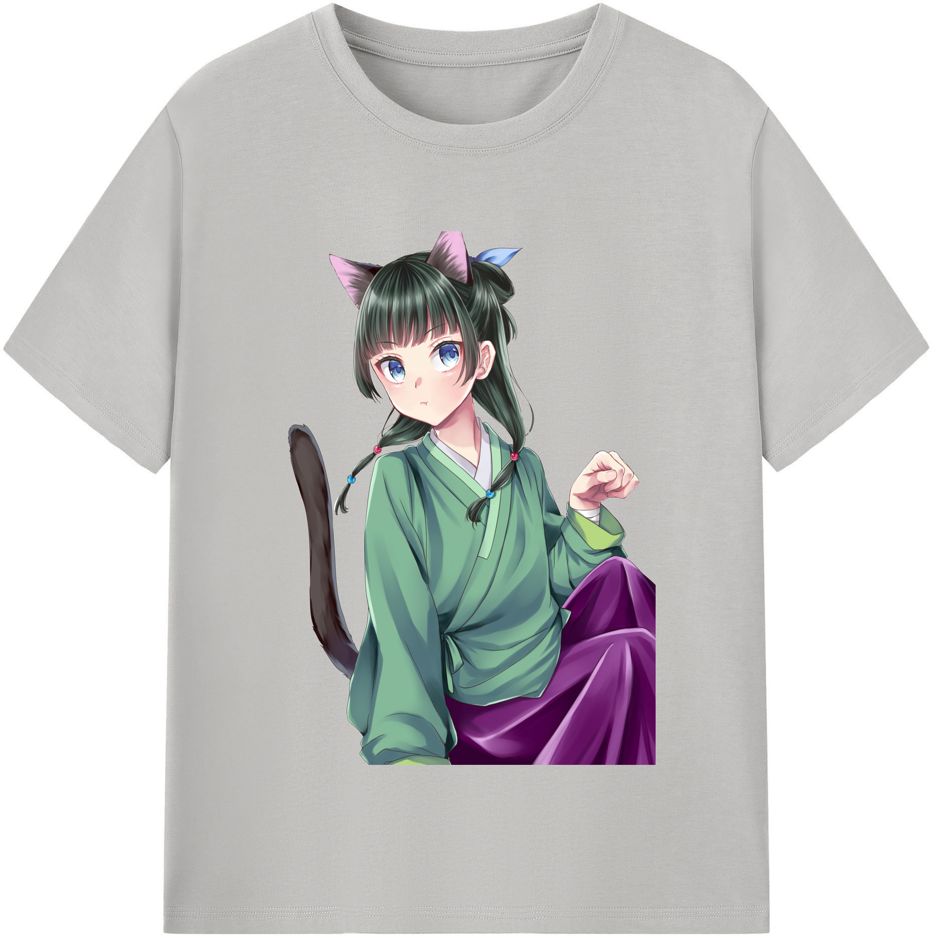 （画像用） 薬屋のひとりごと The Apothecary Diaries 綿100％半袖Tシャツ（フロントプリント）