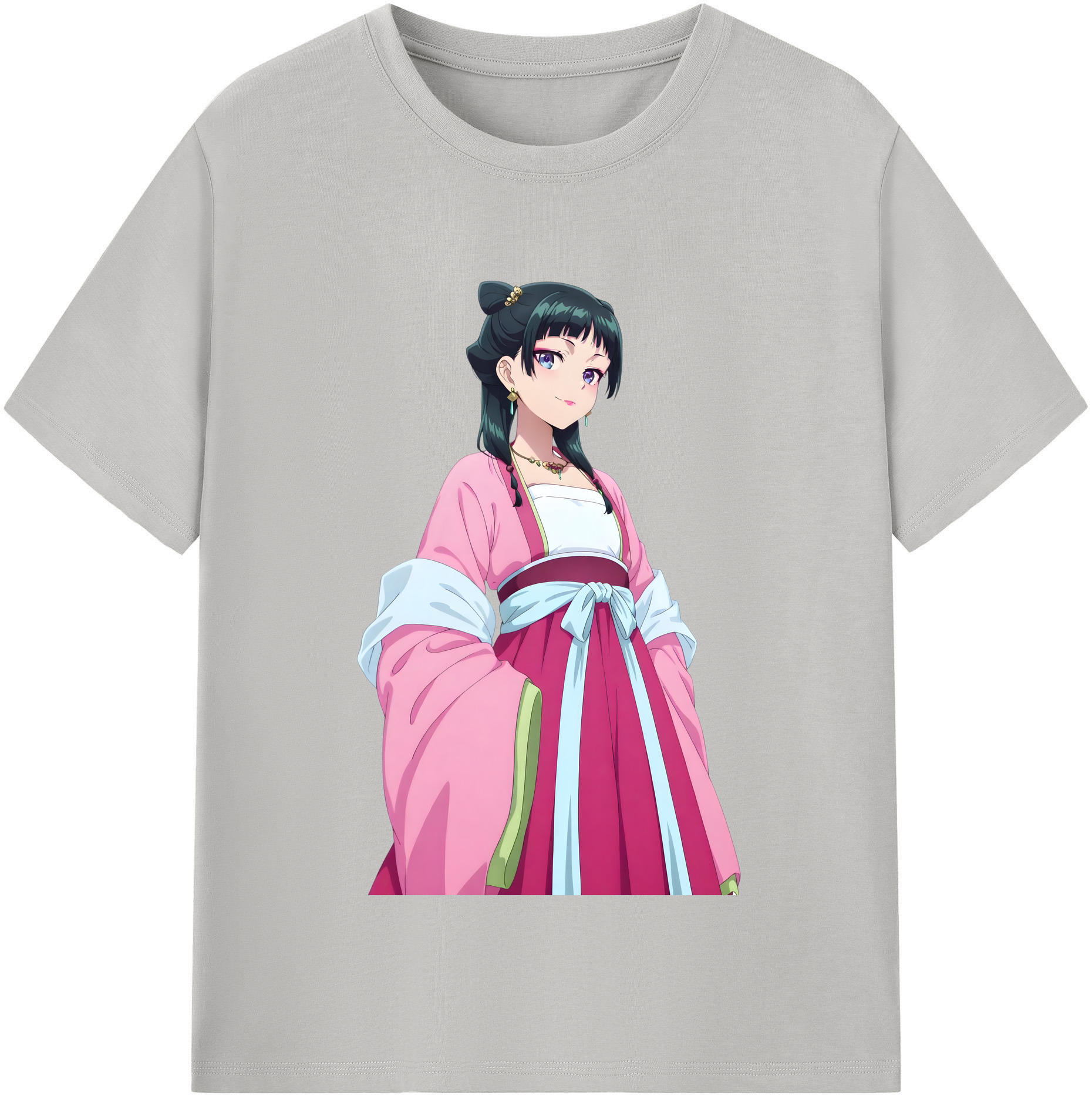 （画像用） 薬屋のひとりごと The Apothecary Diaries 綿100％半袖Tシャツ（フロントプリント）