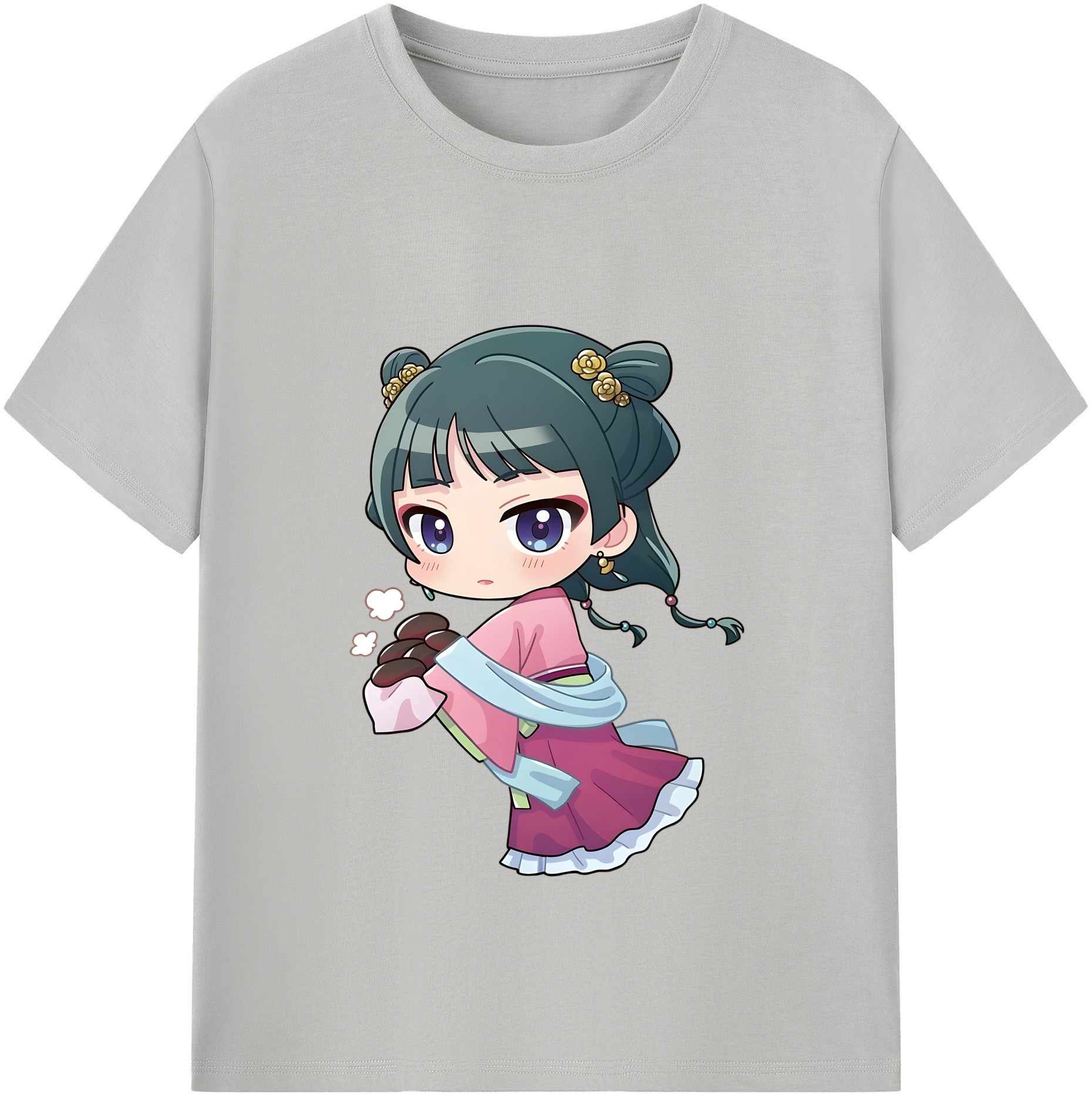 （画像用） 薬屋のひとりごと The Apothecary Diaries 綿100％半袖Tシャツ（フロントプリント）