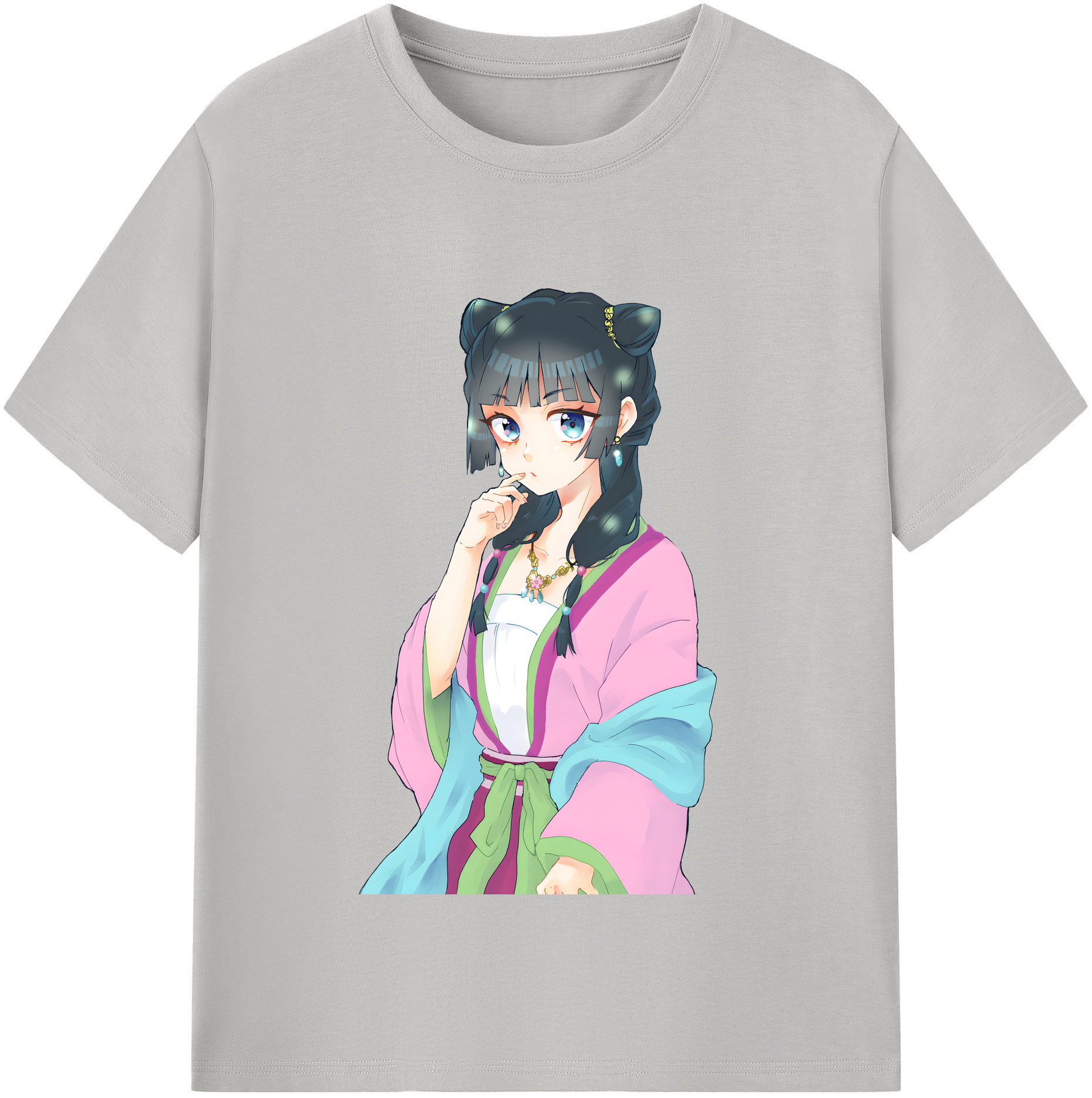 （画像用） 薬屋のひとりごと The Apothecary Diaries 綿100％半袖Tシャツ（フロントプリント）