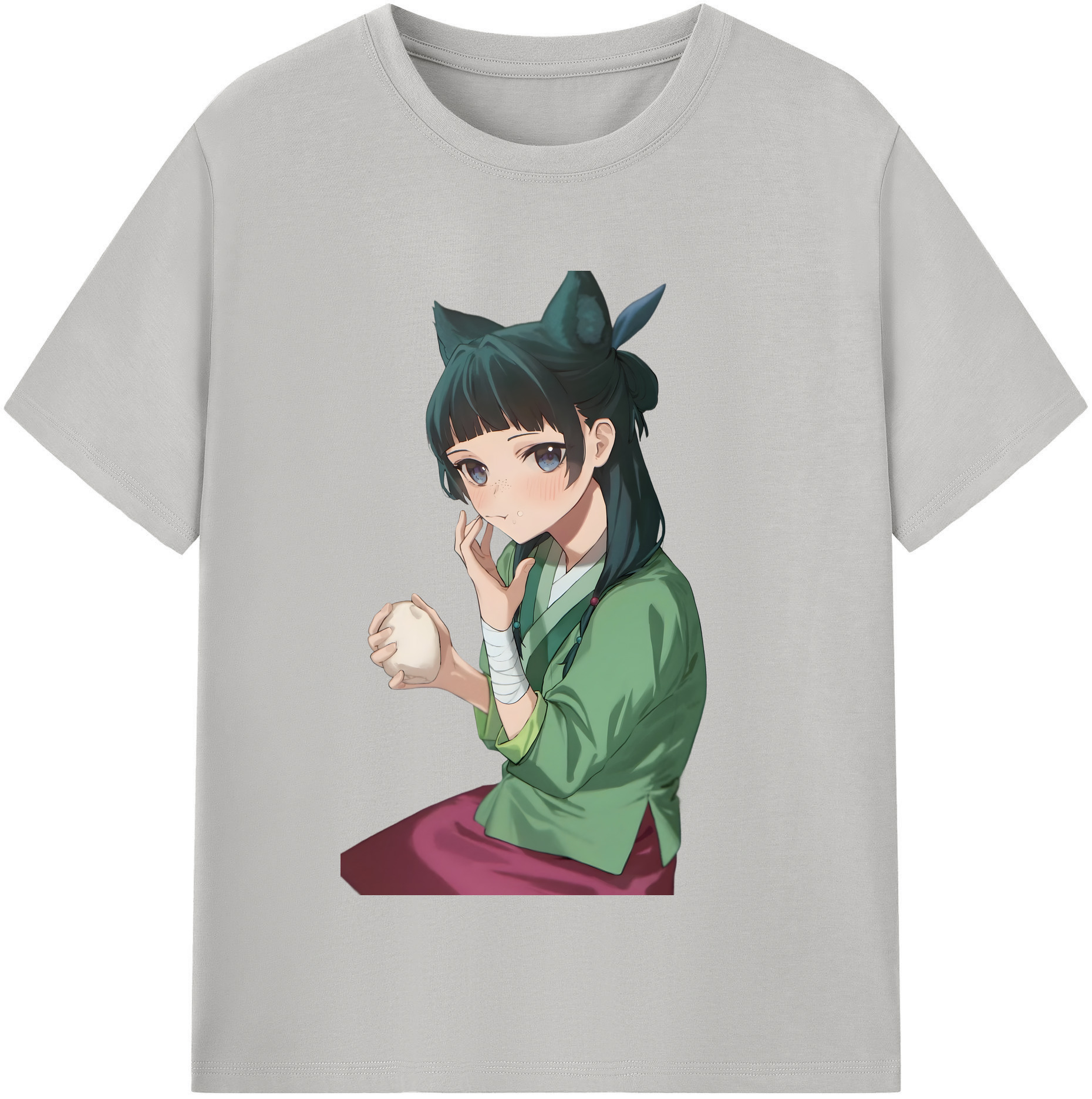 （画像用） 薬屋のひとりごと The Apothecary Diaries 綿100％半袖Tシャツ（フロントプリント）