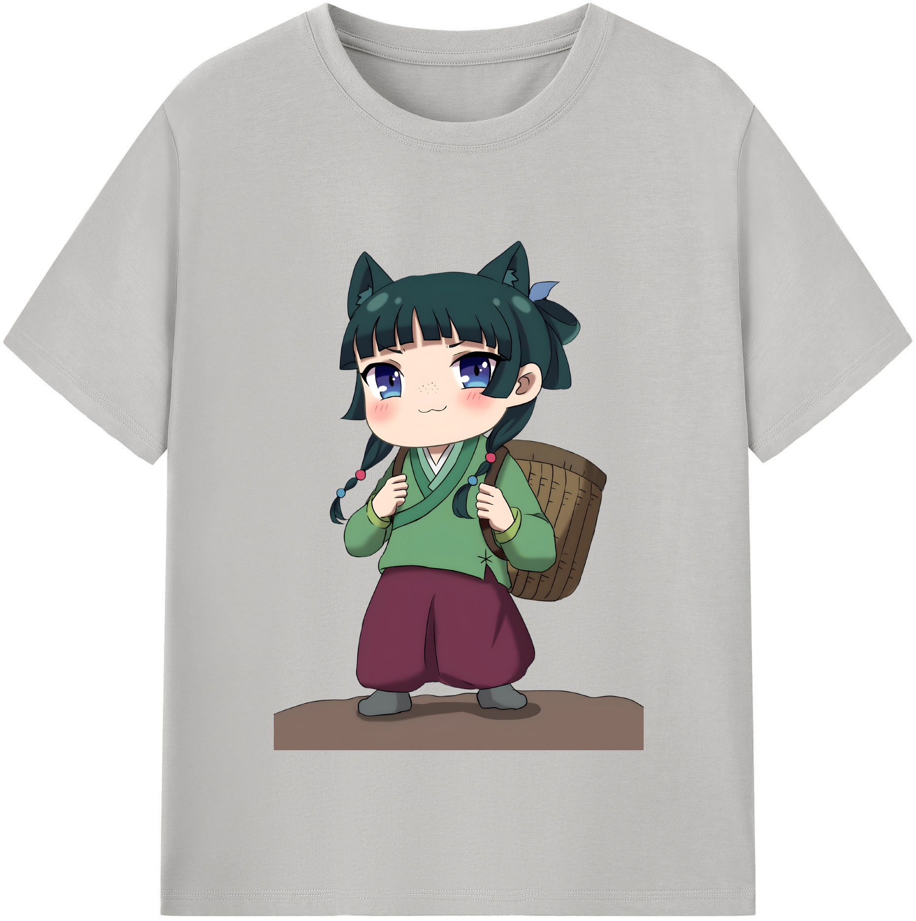 （画像用） 薬屋のひとりごと The Apothecary Diaries 綿100％半袖Tシャツ（フロントプリント）