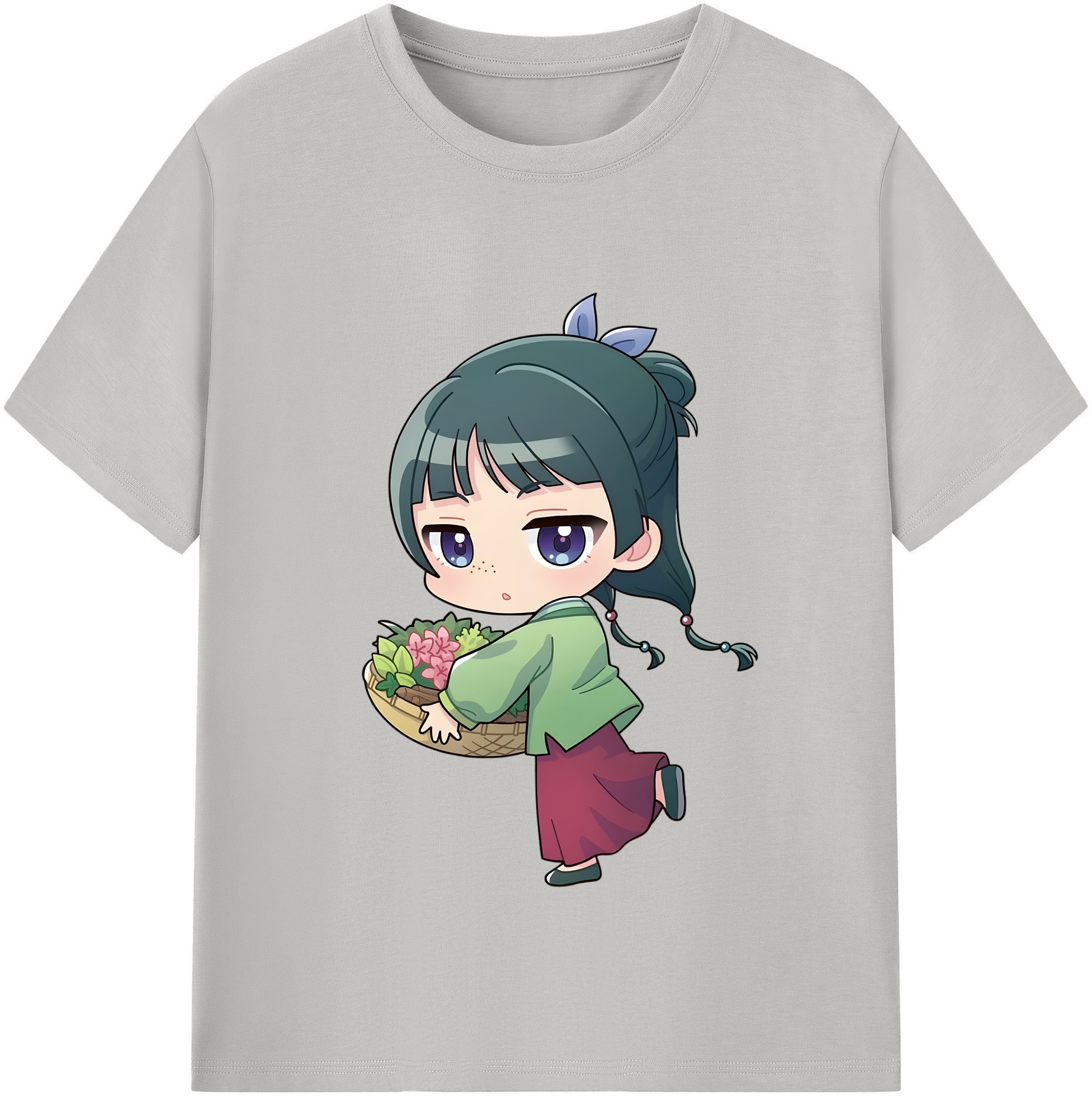（画像用） 薬屋のひとりごと The Apothecary Diaries 綿100％半袖Tシャツ（フロントプリント）