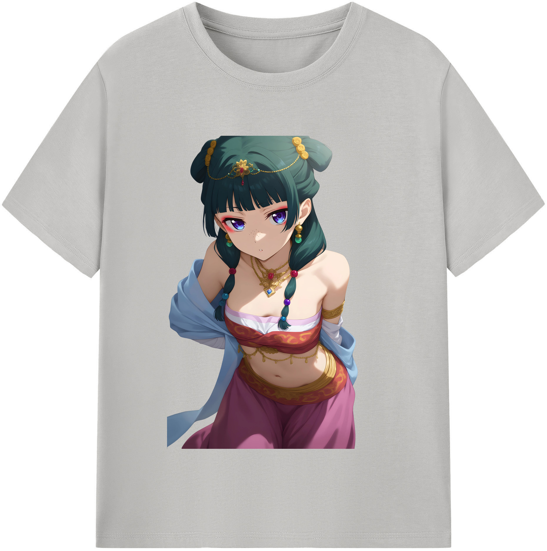（画像用） 薬屋のひとりごと The Apothecary Diaries 綿100％半袖Tシャツ（フロントプリント）