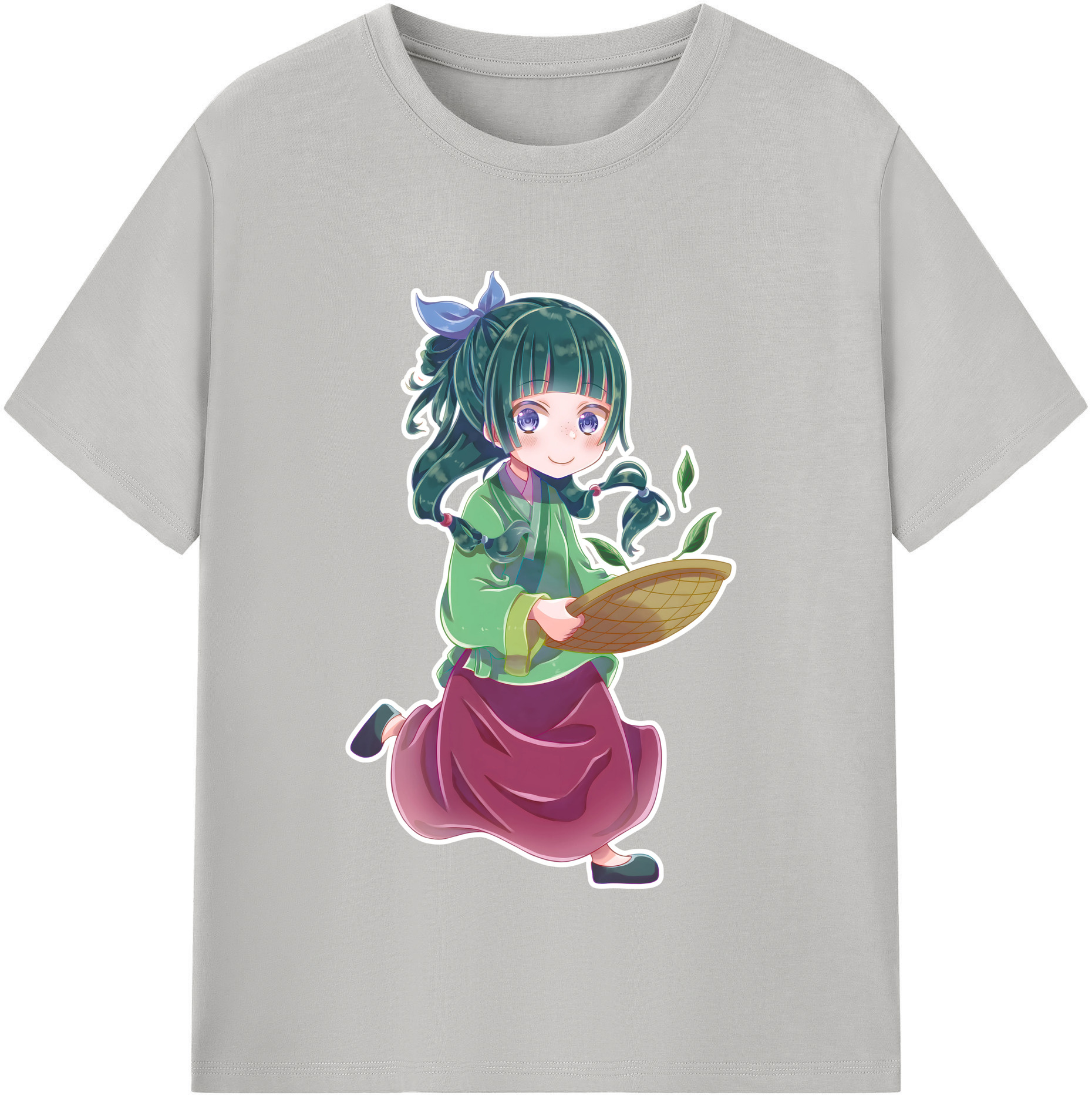 （画像用） 薬屋のひとりごと The Apothecary Diaries 綿100％半袖Tシャツ（フロントプリント）
