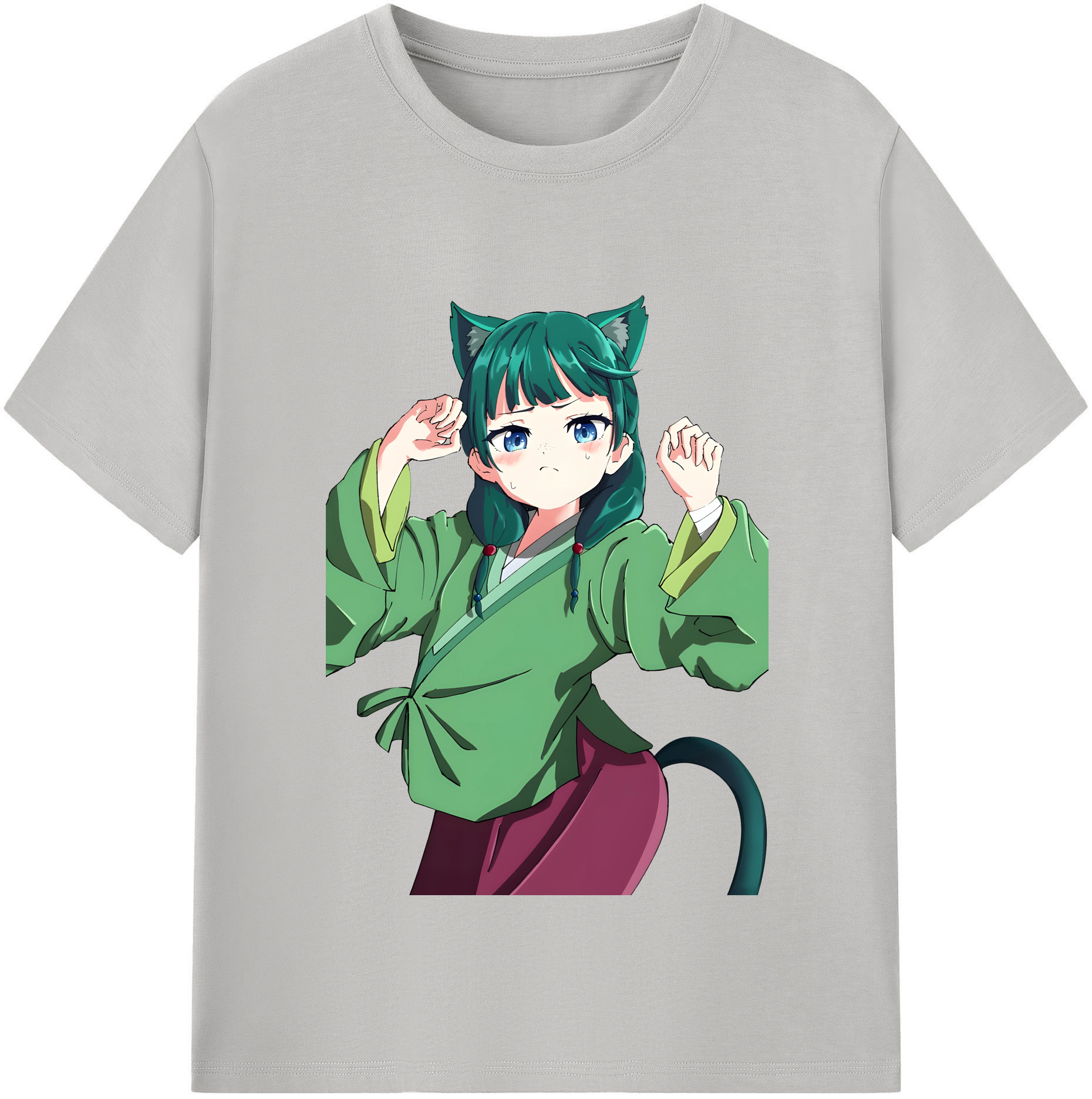 （画像用） 薬屋のひとりごと The Apothecary Diaries 綿100％半袖Tシャツ（フロントプリント）