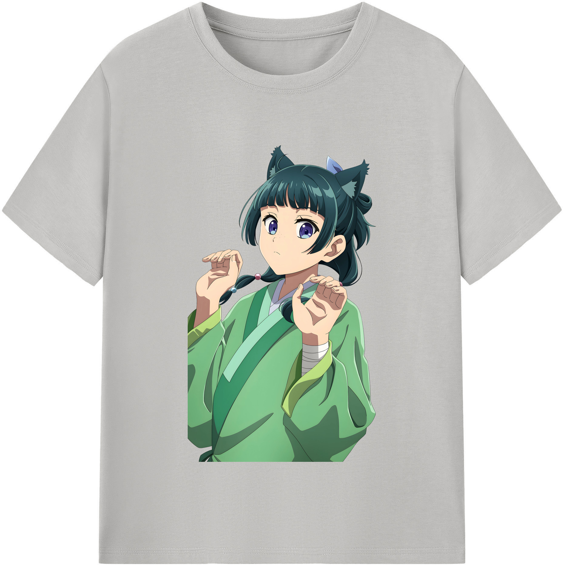 （画像用） 薬屋のひとりごと The Apothecary Diaries 綿100％半袖Tシャツ（フロントプリント）