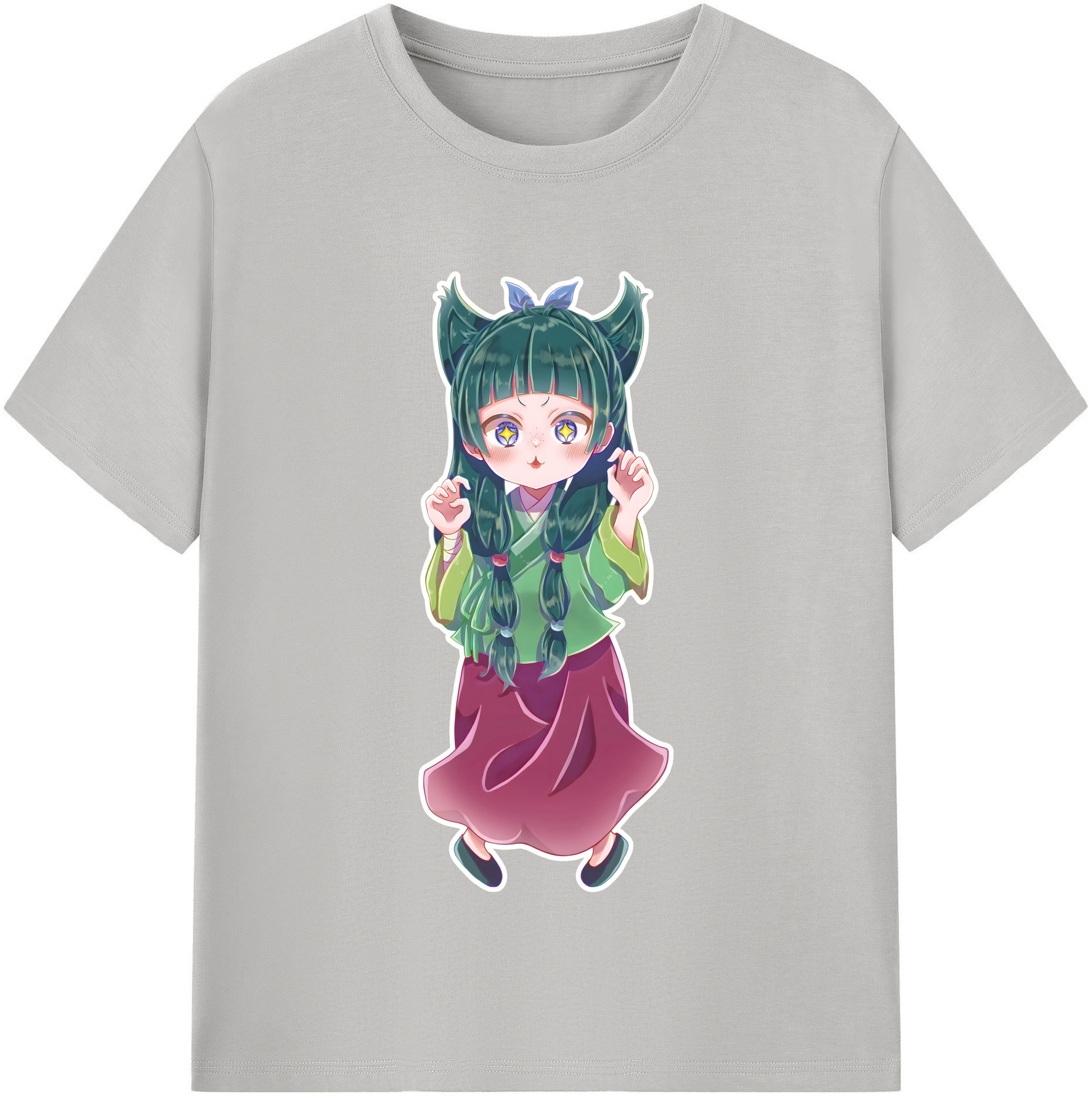 （画像用） 薬屋のひとりごと The Apothecary Diaries 綿100％半袖Tシャツ（フロントプリント）