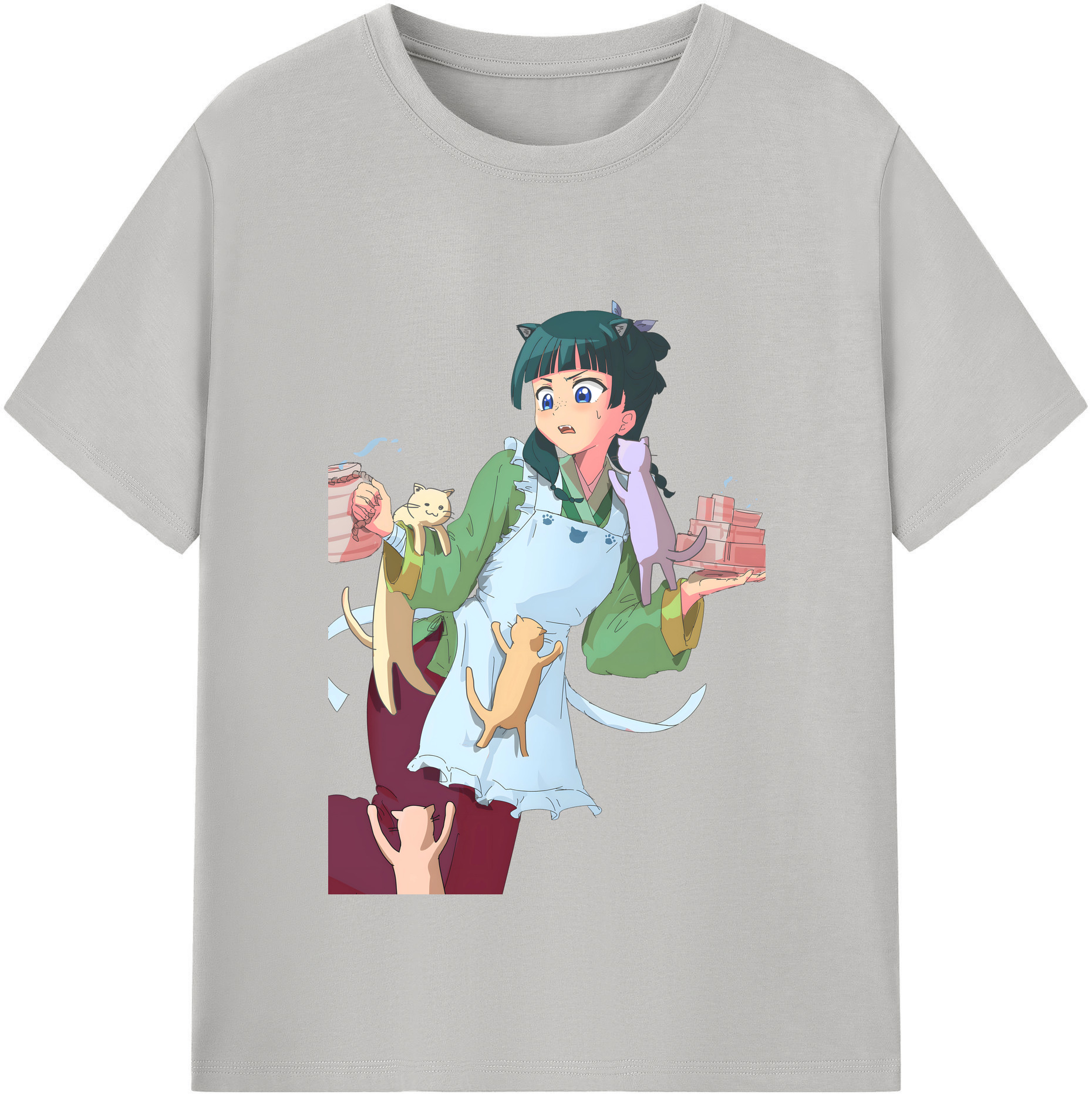 （画像用） 薬屋のひとりごと The Apothecary Diaries 綿100％半袖Tシャツ（フロントプリント）