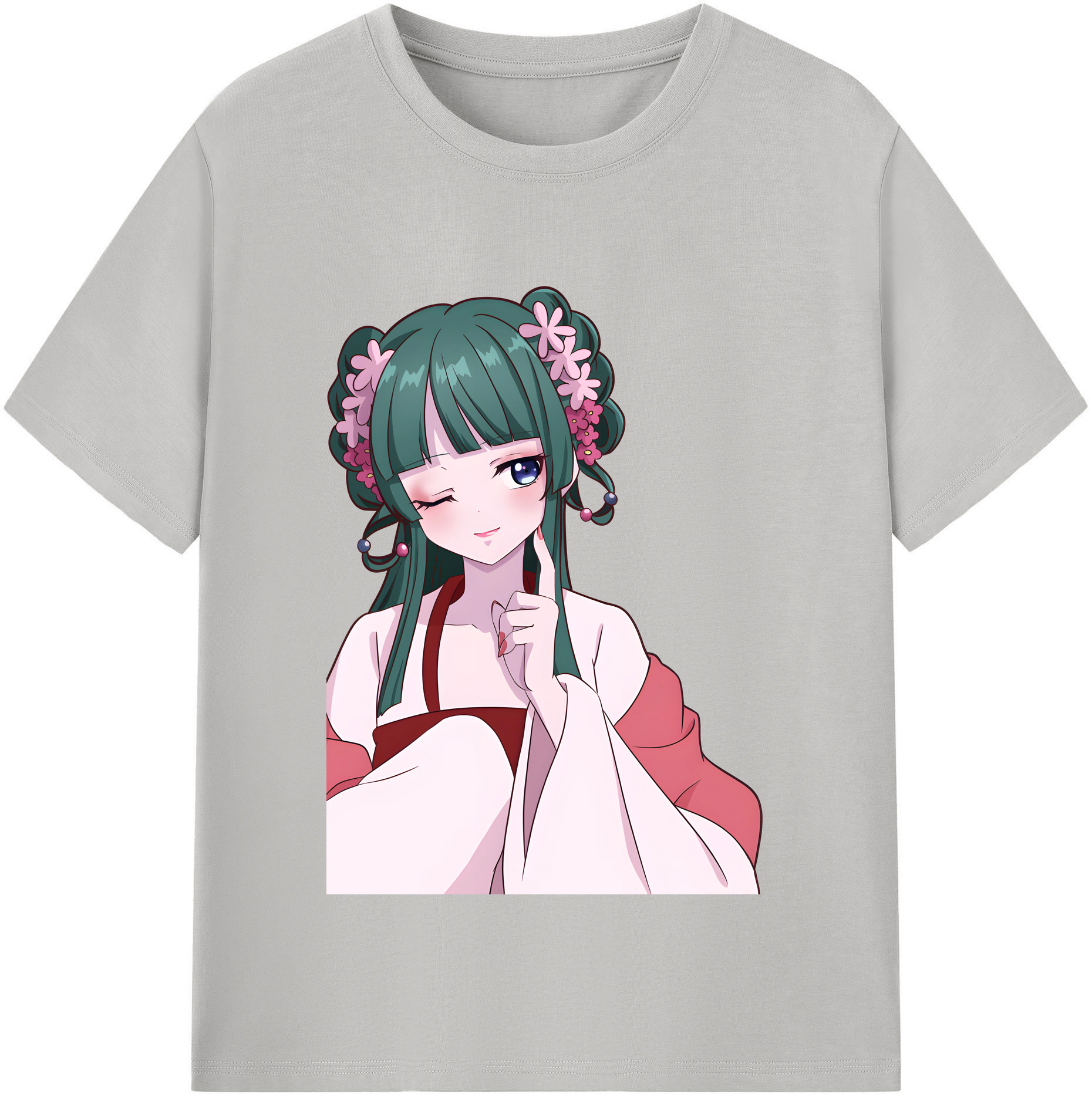 （画像用） 薬屋のひとりごと The Apothecary Diaries 綿100％半袖Tシャツ（フロントプリント）