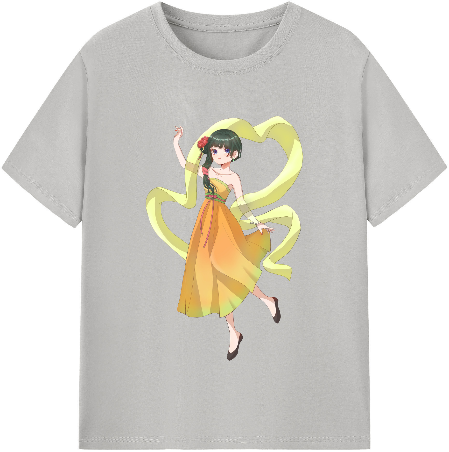 （画像用） 薬屋のひとりごと The Apothecary Diaries 綿100％半袖Tシャツ（フロントプリント）