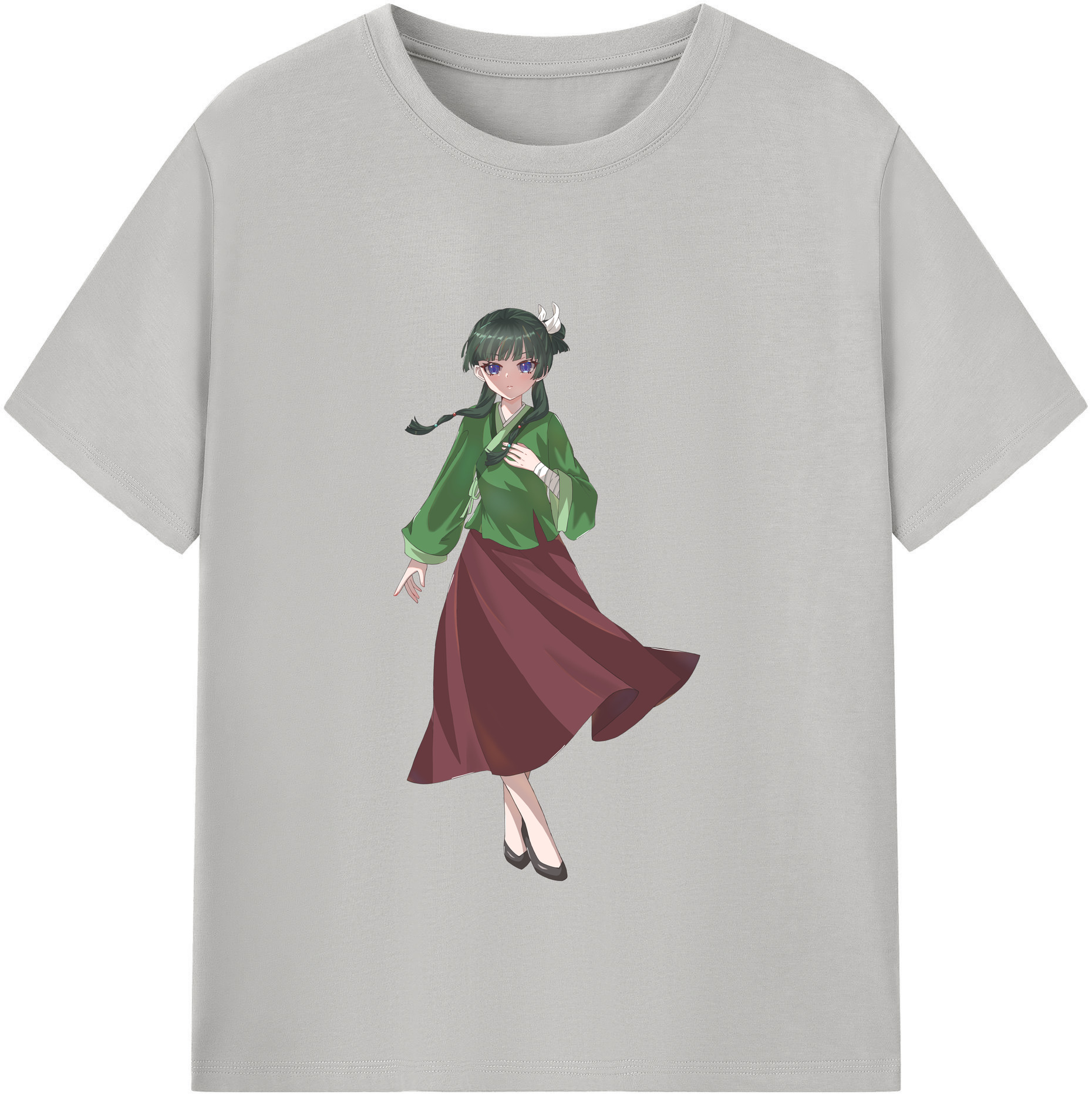 （画像用） 薬屋のひとりごと The Apothecary Diaries 綿100％半袖Tシャツ（フロントプリント）