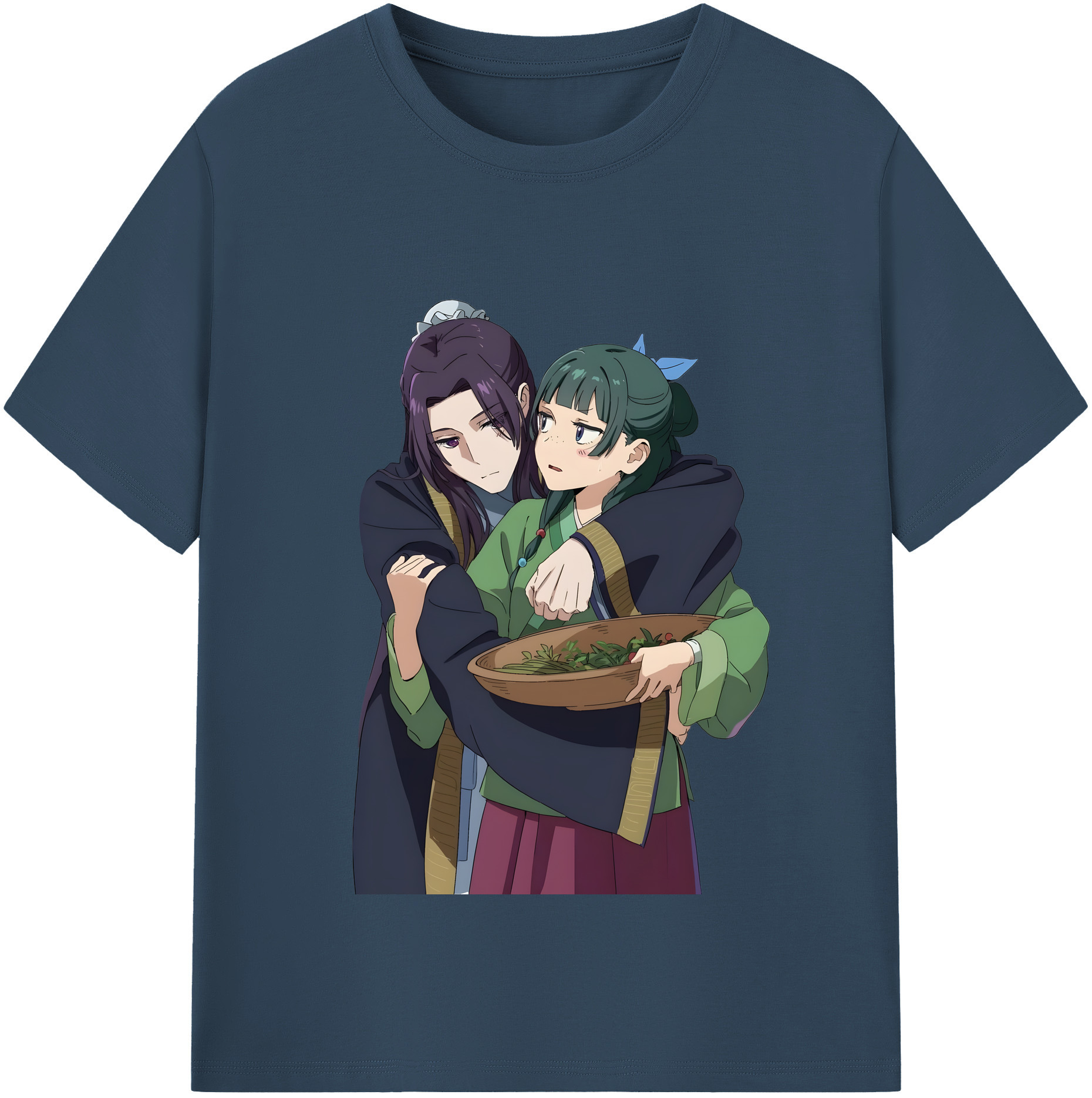（画像用） 薬屋のひとりごと The Apothecary Diaries 綿100％半袖Tシャツ（フロントプリント）