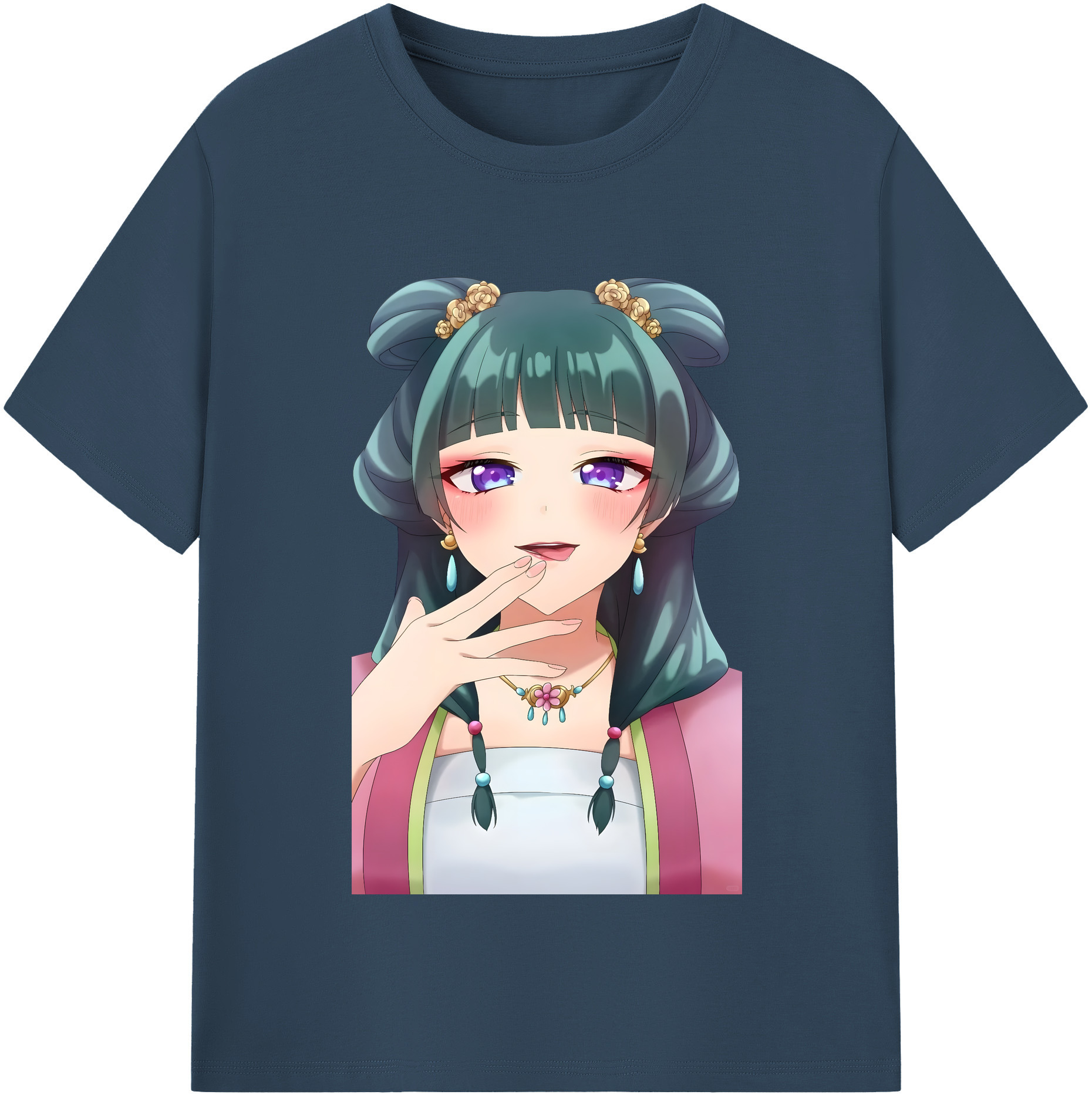 （画像用） 薬屋のひとりごと The Apothecary Diaries 綿100％半袖Tシャツ（フロントプリント）