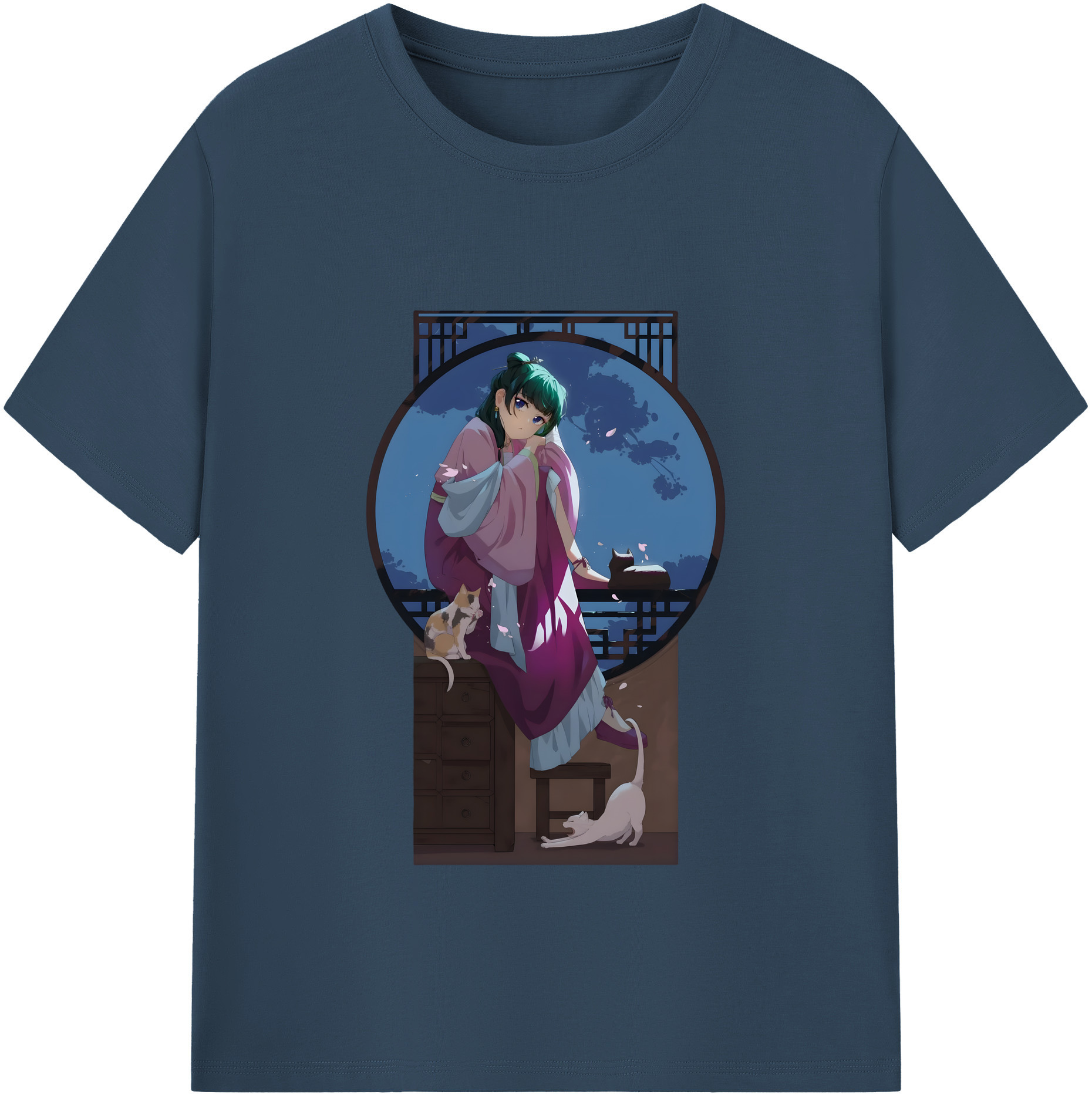 （画像用） 薬屋のひとりごと The Apothecary Diaries 綿100％半袖Tシャツ（フロントプリント）