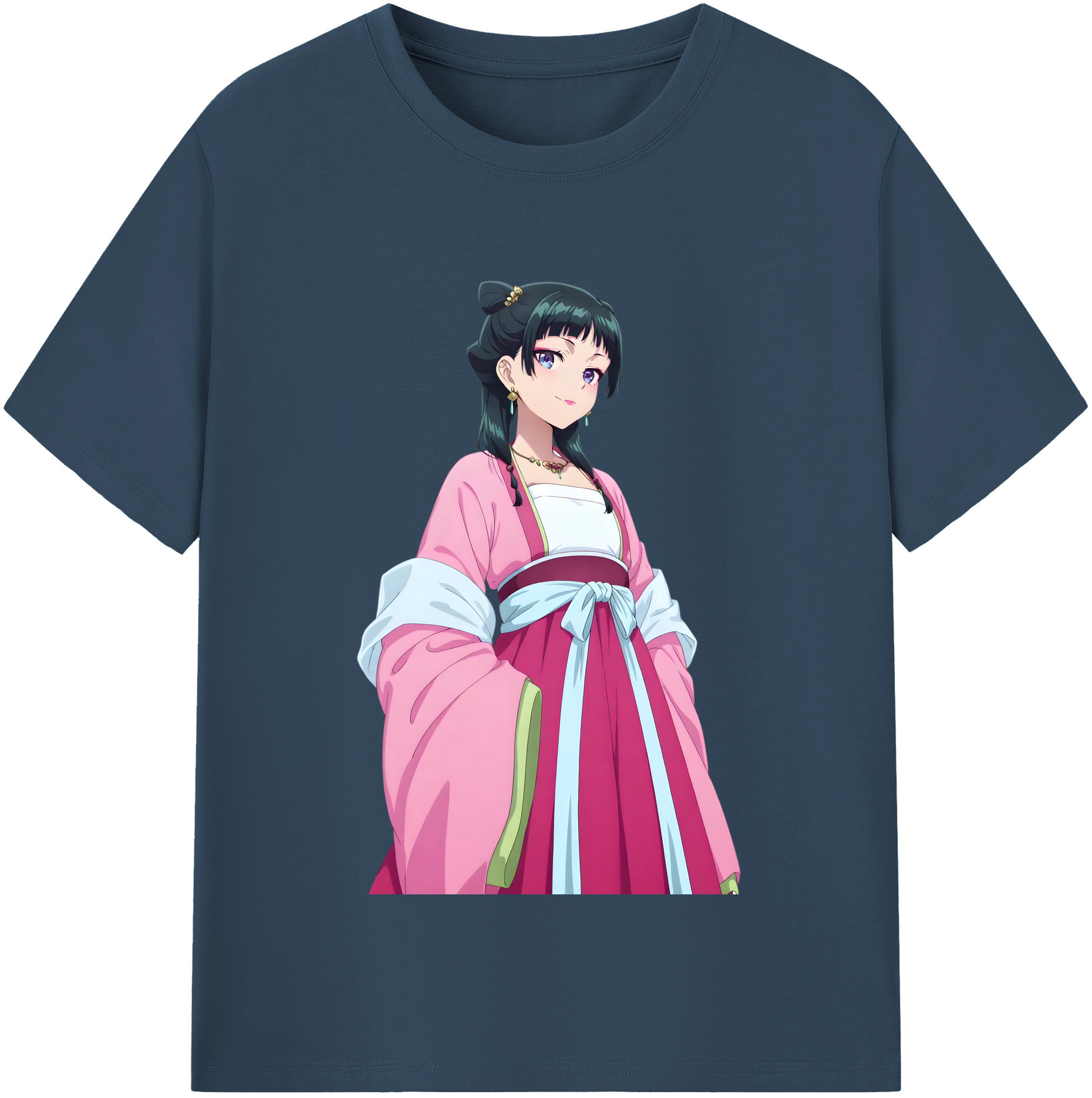 （画像用） 薬屋のひとりごと The Apothecary Diaries 綿100％半袖Tシャツ（フロントプリント）