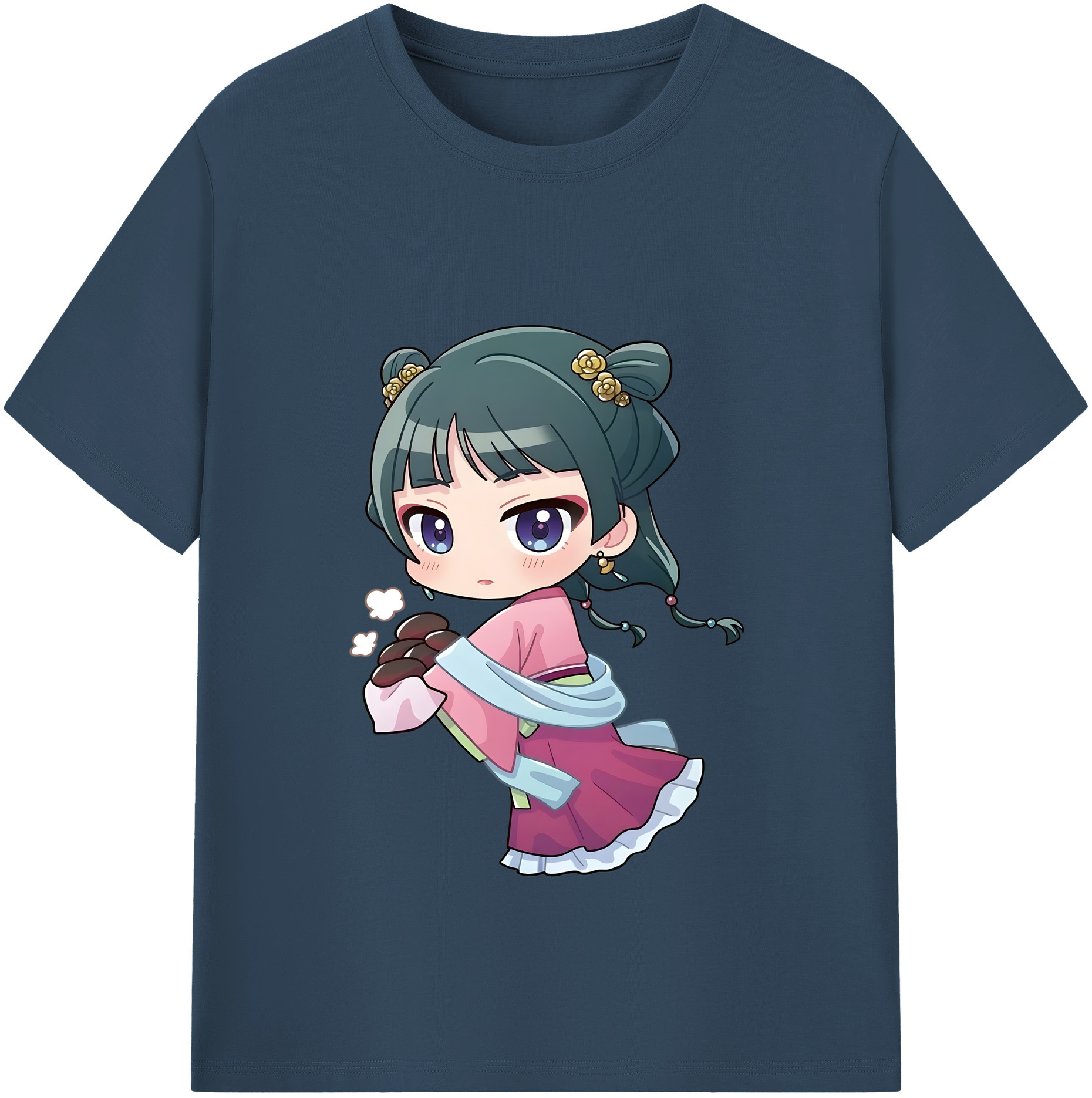 （画像用） 薬屋のひとりごと The Apothecary Diaries 綿100％半袖Tシャツ（フロントプリント）