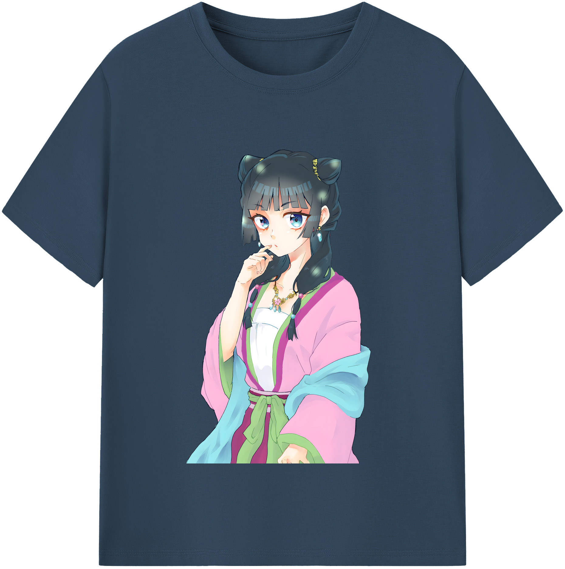 （画像用） 薬屋のひとりごと The Apothecary Diaries 綿100％半袖Tシャツ（フロントプリント）
