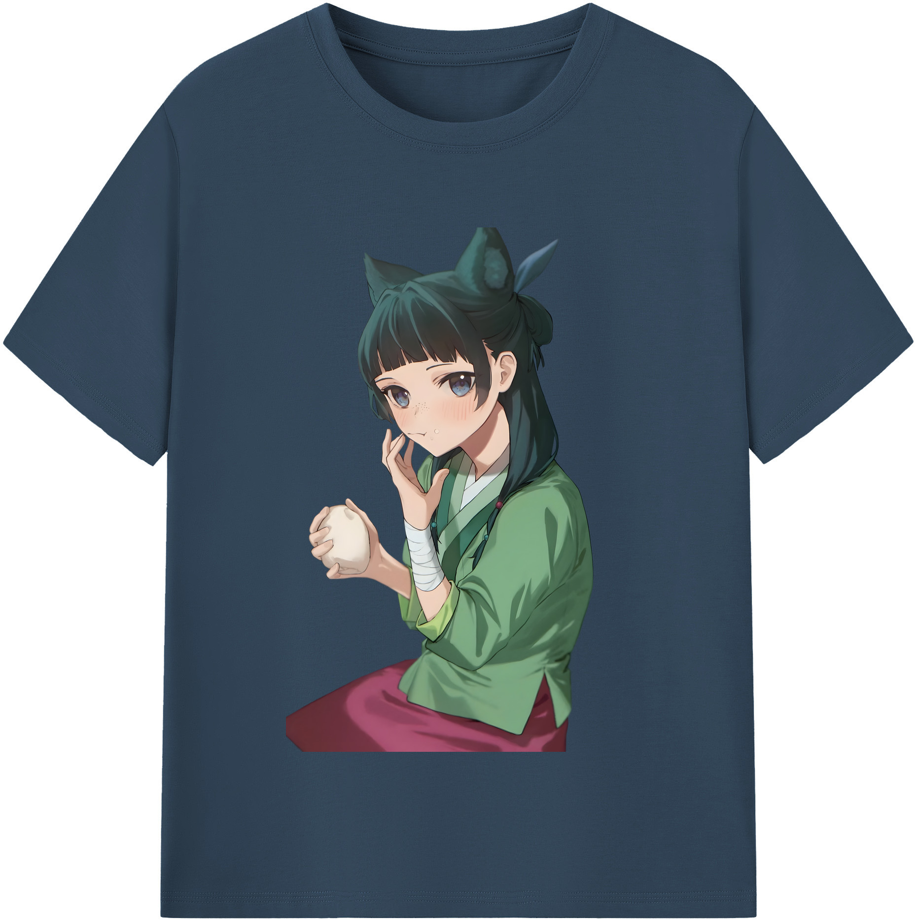 （画像用） 薬屋のひとりごと The Apothecary Diaries 綿100％半袖Tシャツ（フロントプリント）