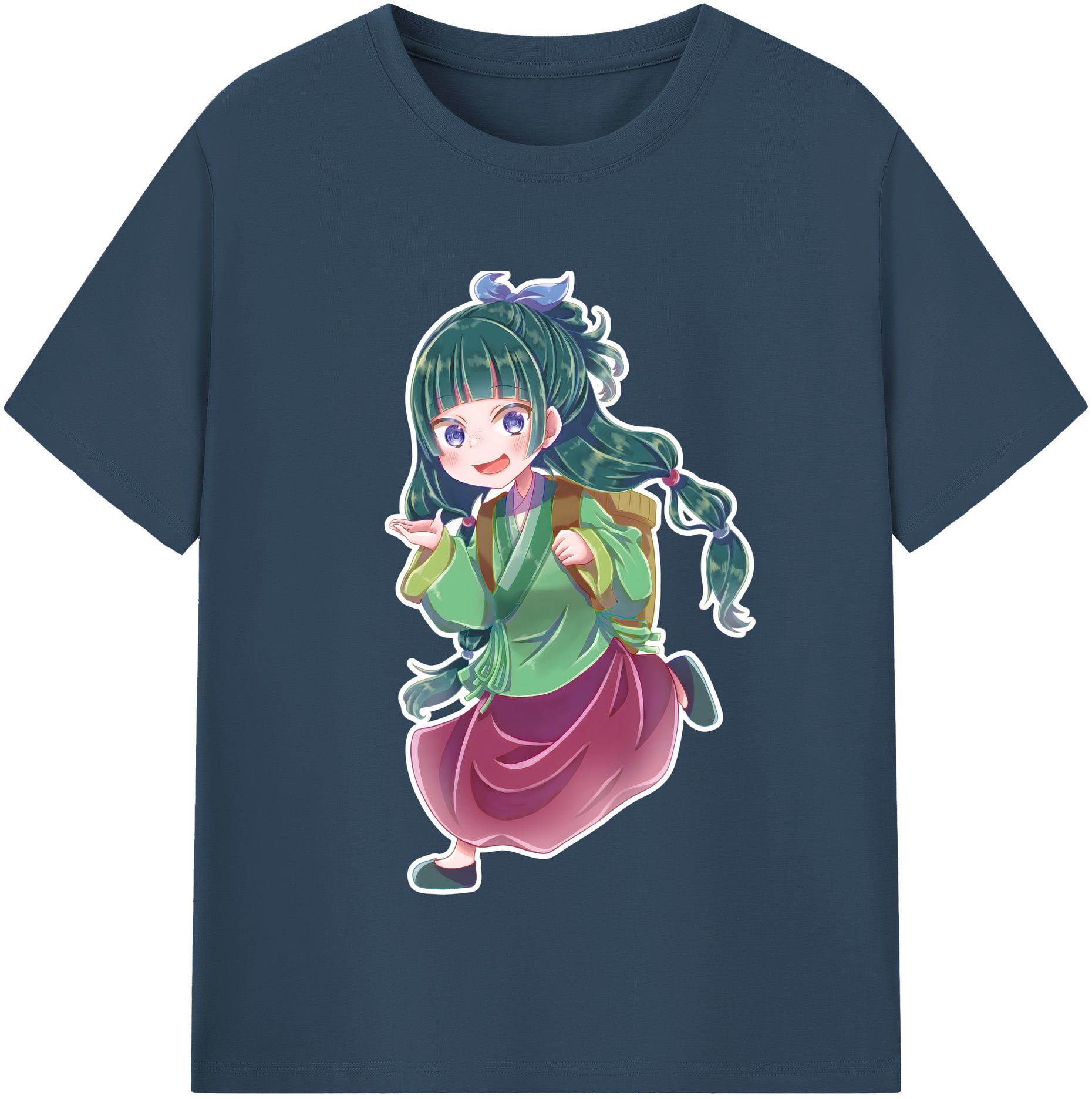 （画像用） 薬屋のひとりごと The Apothecary Diaries 綿100％半袖Tシャツ（フロントプリント）