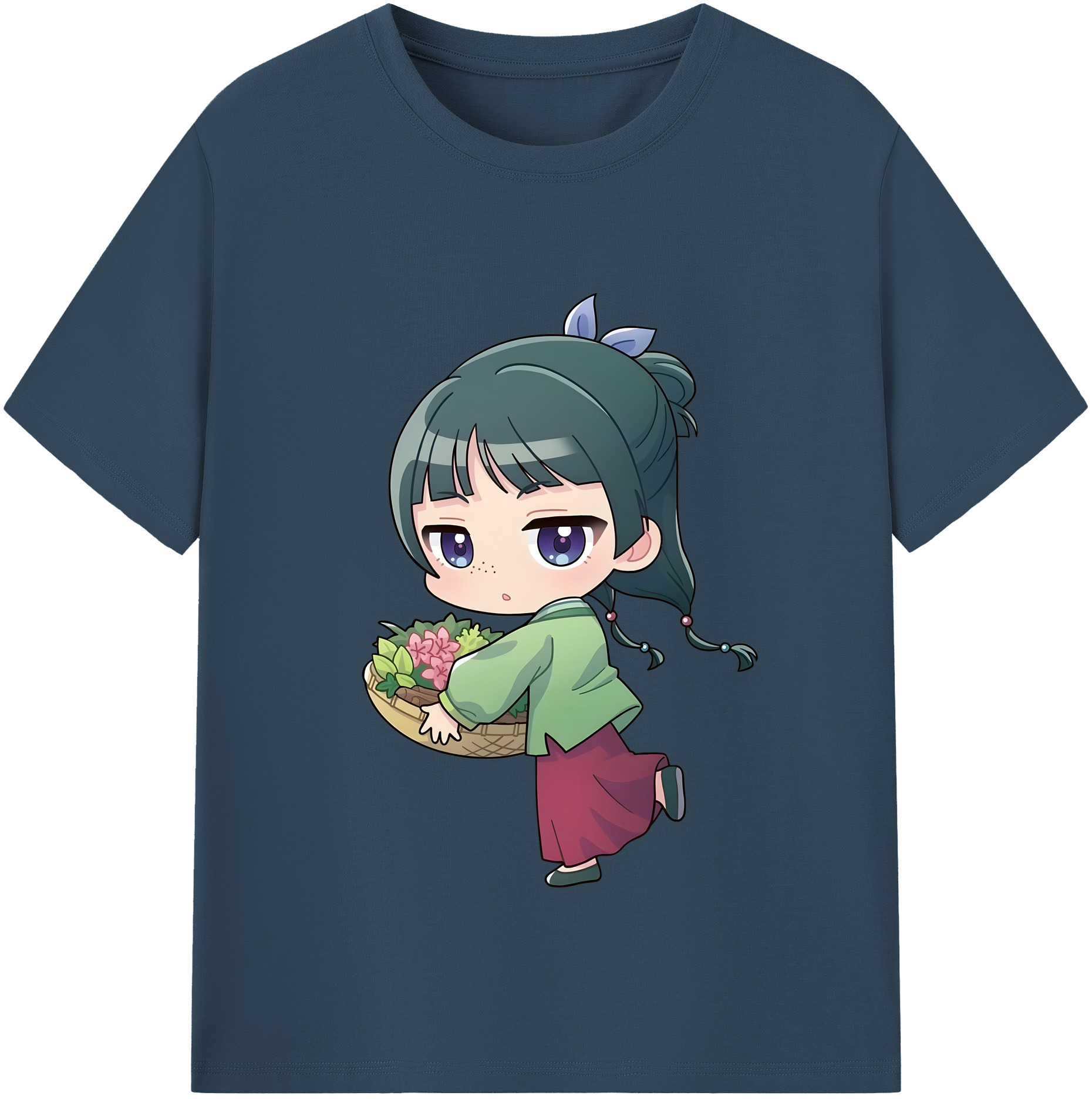 （画像用） 薬屋のひとりごと The Apothecary Diaries 綿100％半袖Tシャツ（フロントプリント）