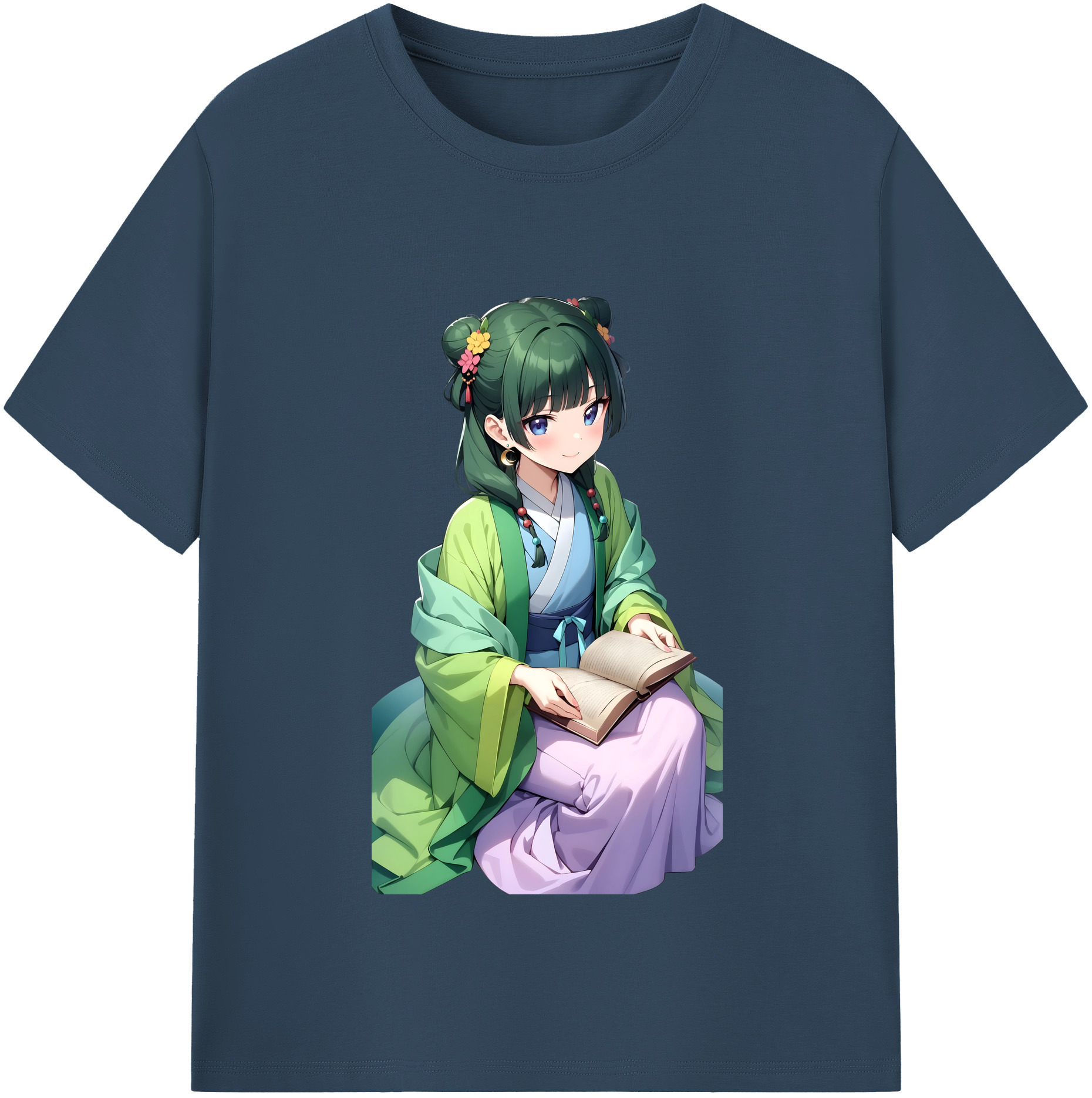（画像用） 薬屋のひとりごと The Apothecary Diaries 綿100％半袖Tシャツ（フロントプリント）