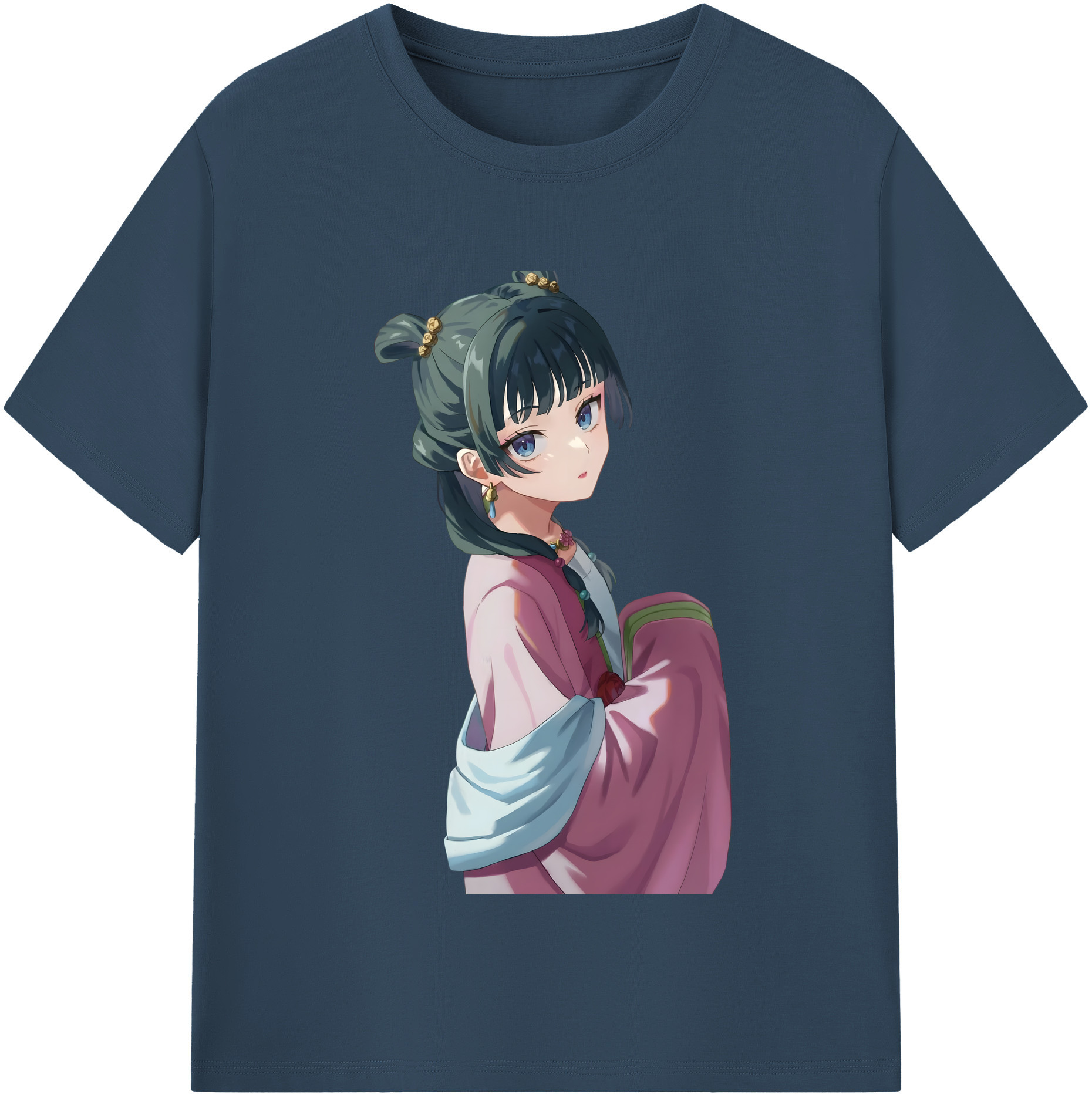 （画像用） 薬屋のひとりごと The Apothecary Diaries 綿100％半袖Tシャツ（フロントプリント）