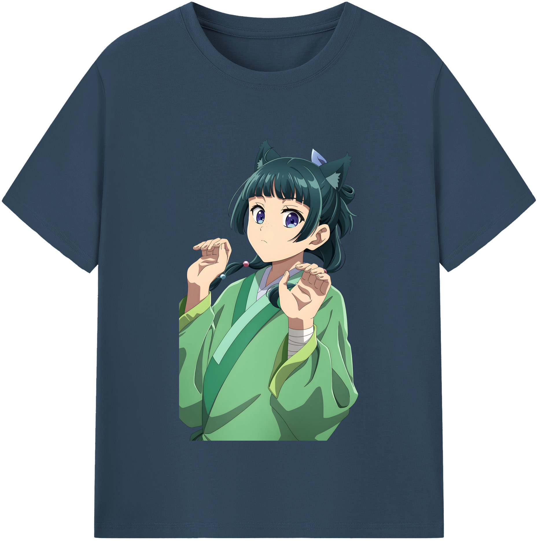 （画像用） 薬屋のひとりごと The Apothecary Diaries 綿100％半袖Tシャツ（フロントプリント）