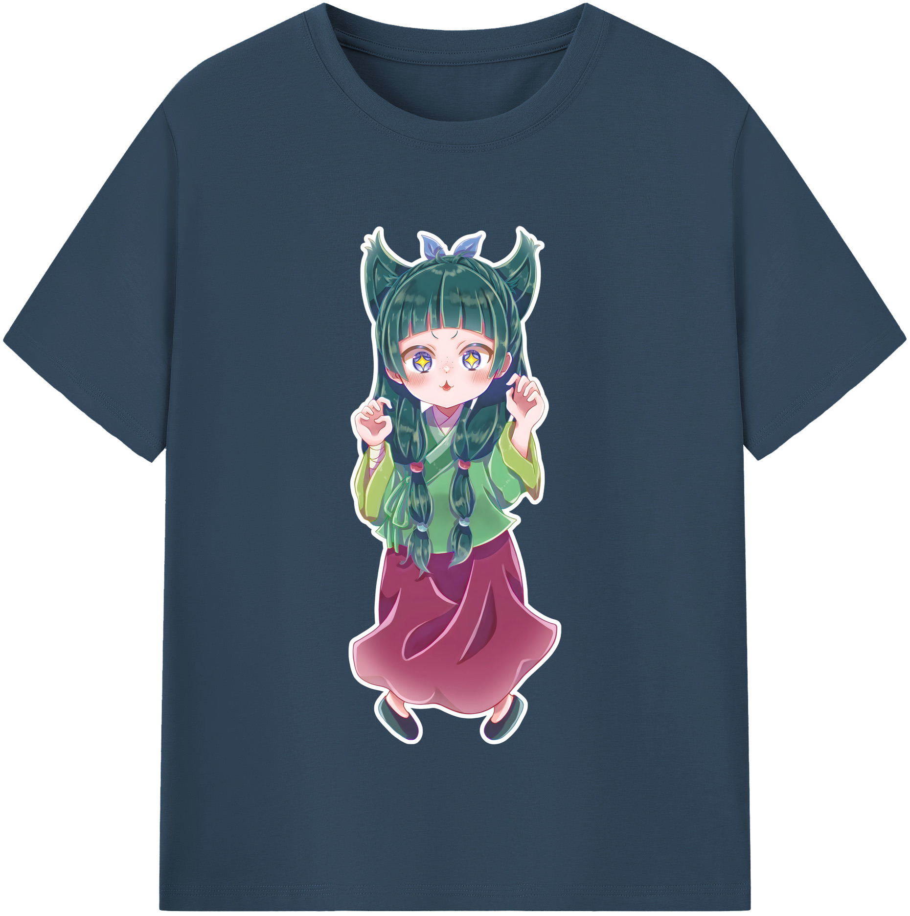 （画像用） 薬屋のひとりごと The Apothecary Diaries 綿100％半袖Tシャツ（フロントプリント）