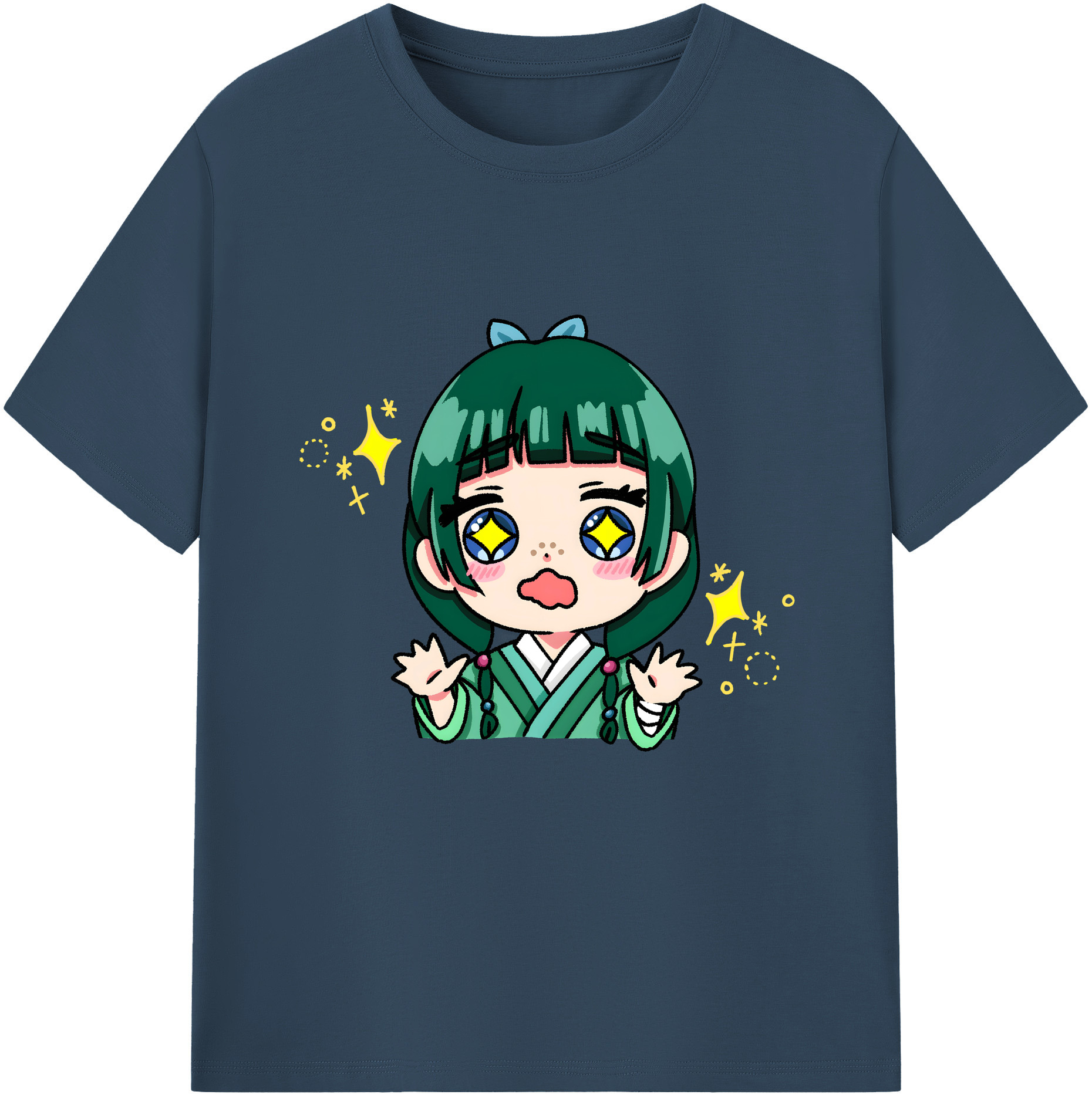 （画像用） 薬屋のひとりごと The Apothecary Diaries 綿100％半袖Tシャツ（フロントプリント）
