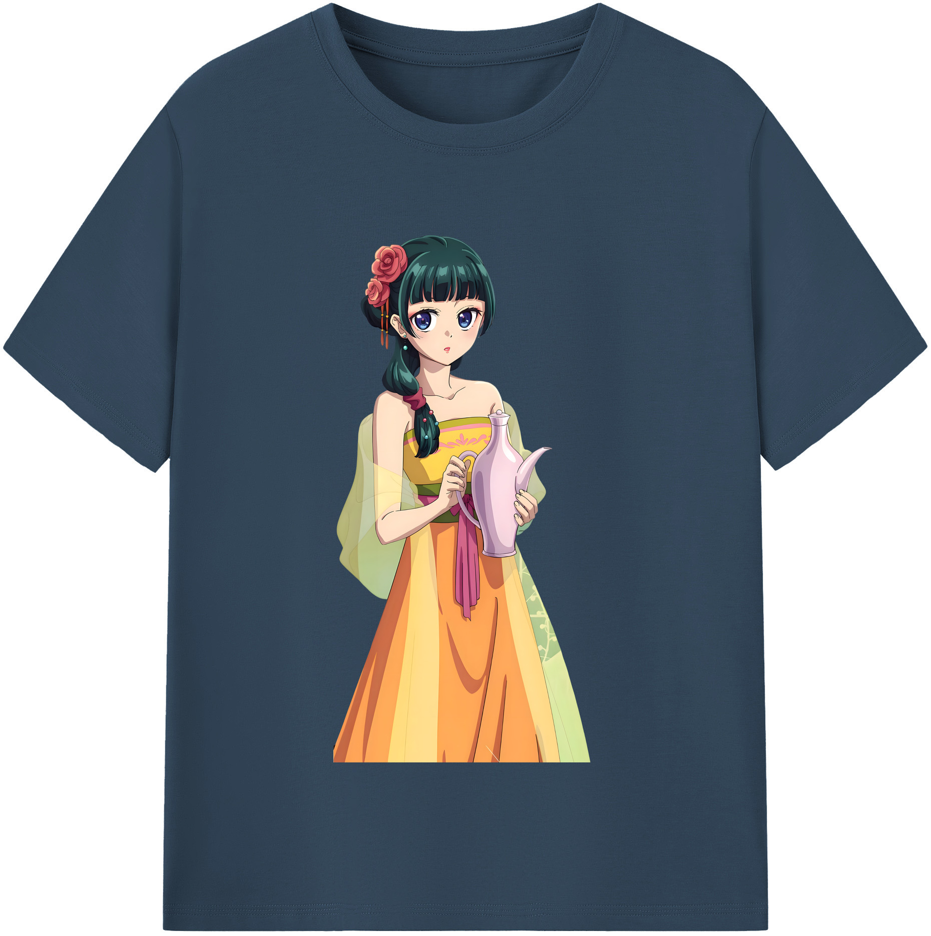 （画像用） 薬屋のひとりごと The Apothecary Diaries 綿100％半袖Tシャツ（フロントプリント）
