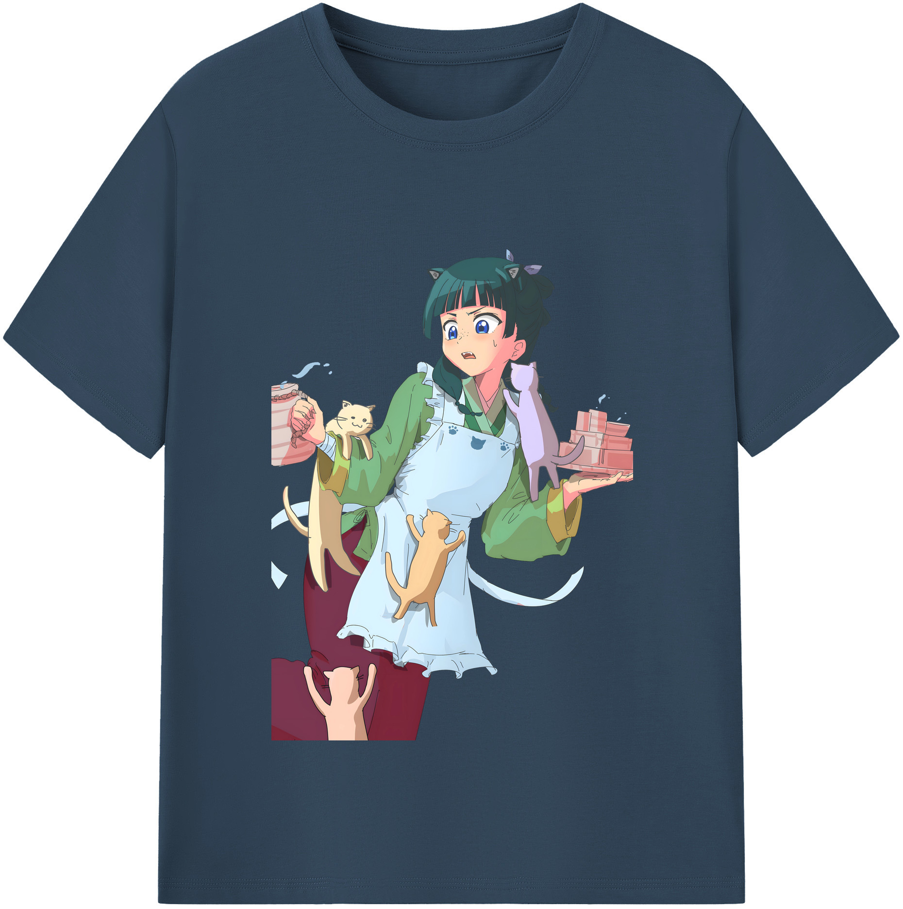 （画像用） 薬屋のひとりごと The Apothecary Diaries 綿100％半袖Tシャツ（フロントプリント）