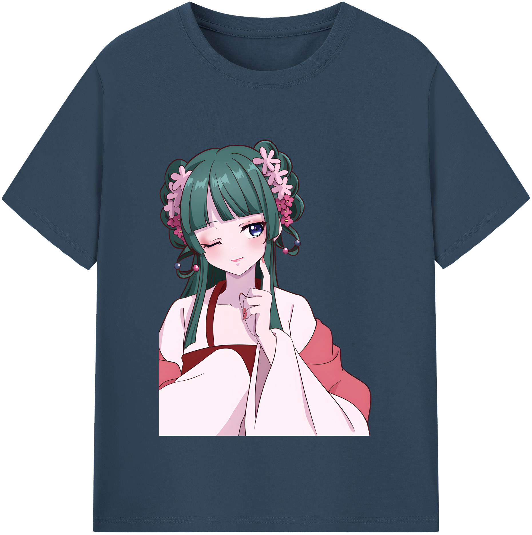 （画像用） 薬屋のひとりごと The Apothecary Diaries 綿100％半袖Tシャツ（フロントプリント）