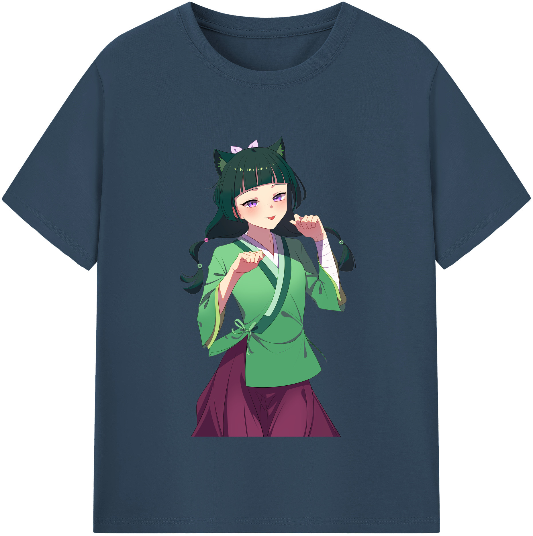 （画像用） 薬屋のひとりごと The Apothecary Diaries 綿100％半袖Tシャツ（フロントプリント）