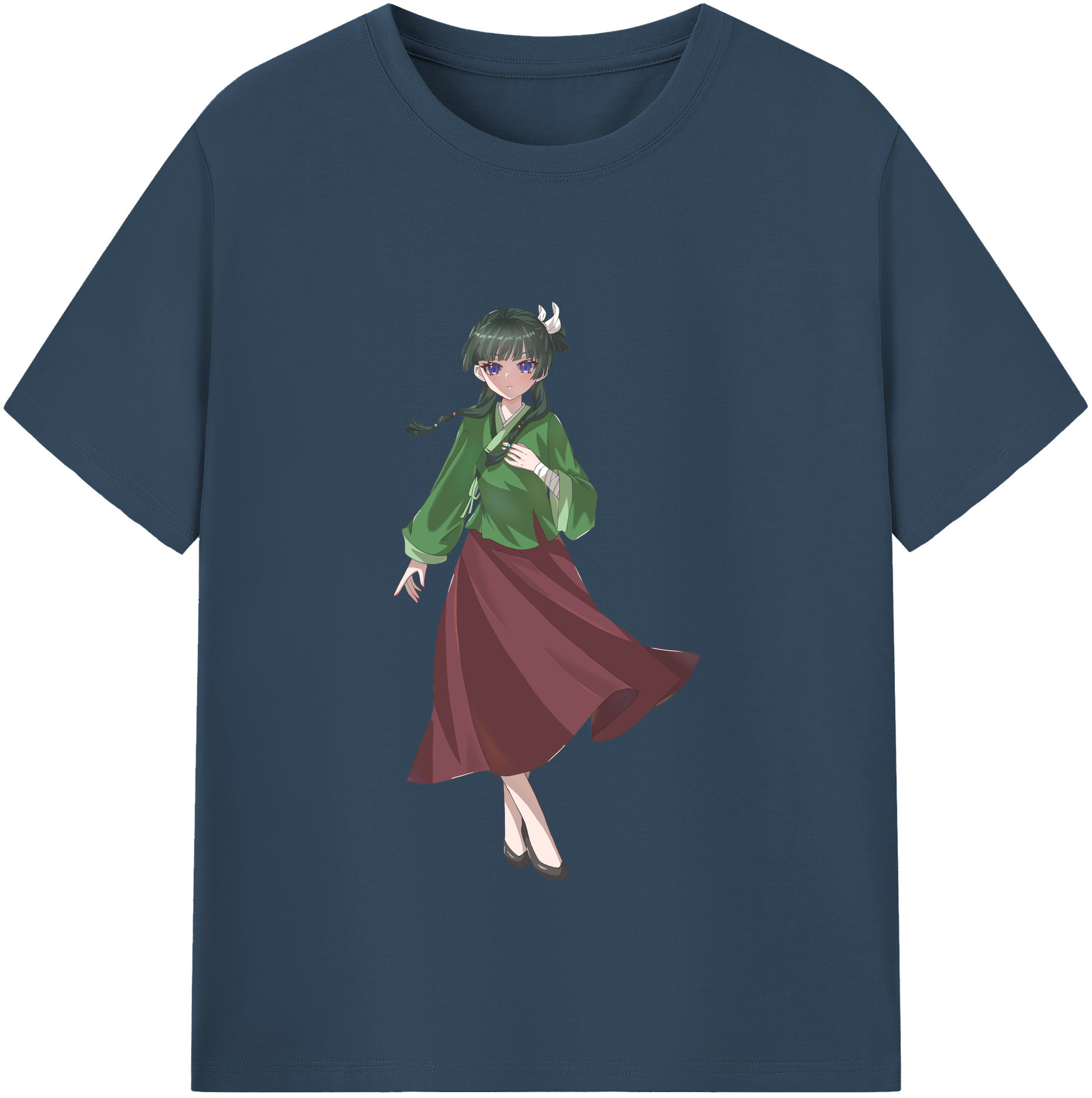 （画像用） 薬屋のひとりごと The Apothecary Diaries 綿100％半袖Tシャツ（フロントプリント）