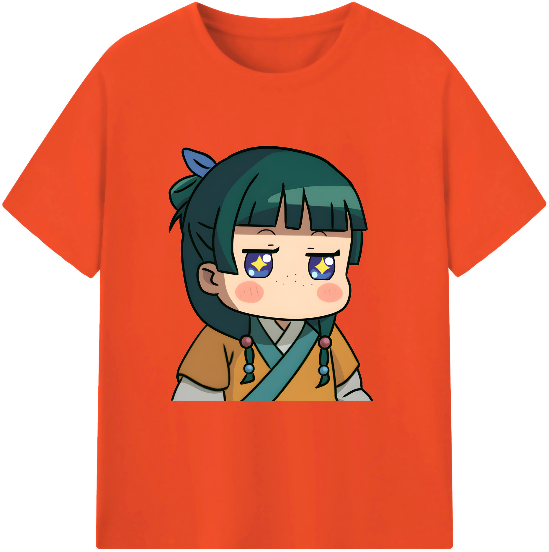 （画像用） 薬屋のひとりごと The Apothecary Diaries 綿100％半袖Tシャツ（フロントプリント）