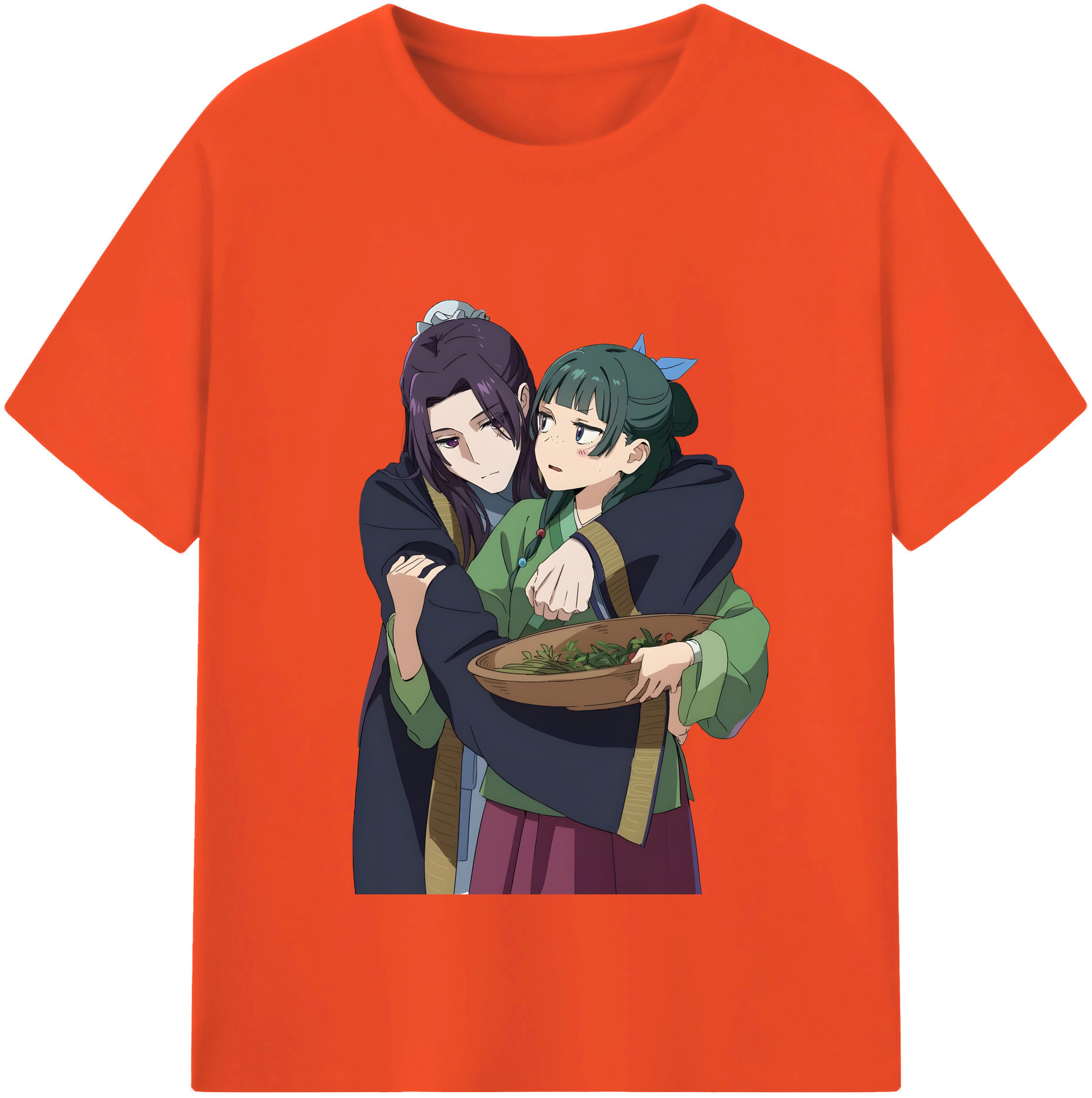 （画像用） 薬屋のひとりごと The Apothecary Diaries 綿100％半袖Tシャツ（フロントプリント）