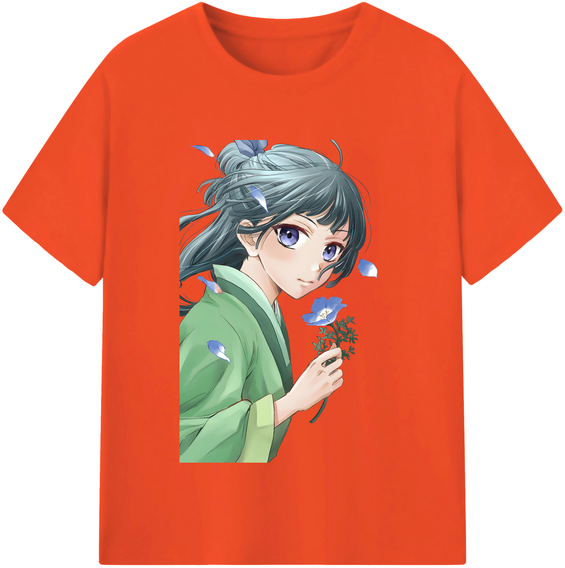 （画像用） 薬屋のひとりごと The Apothecary Diaries 綿100％半袖Tシャツ（フロントプリント）