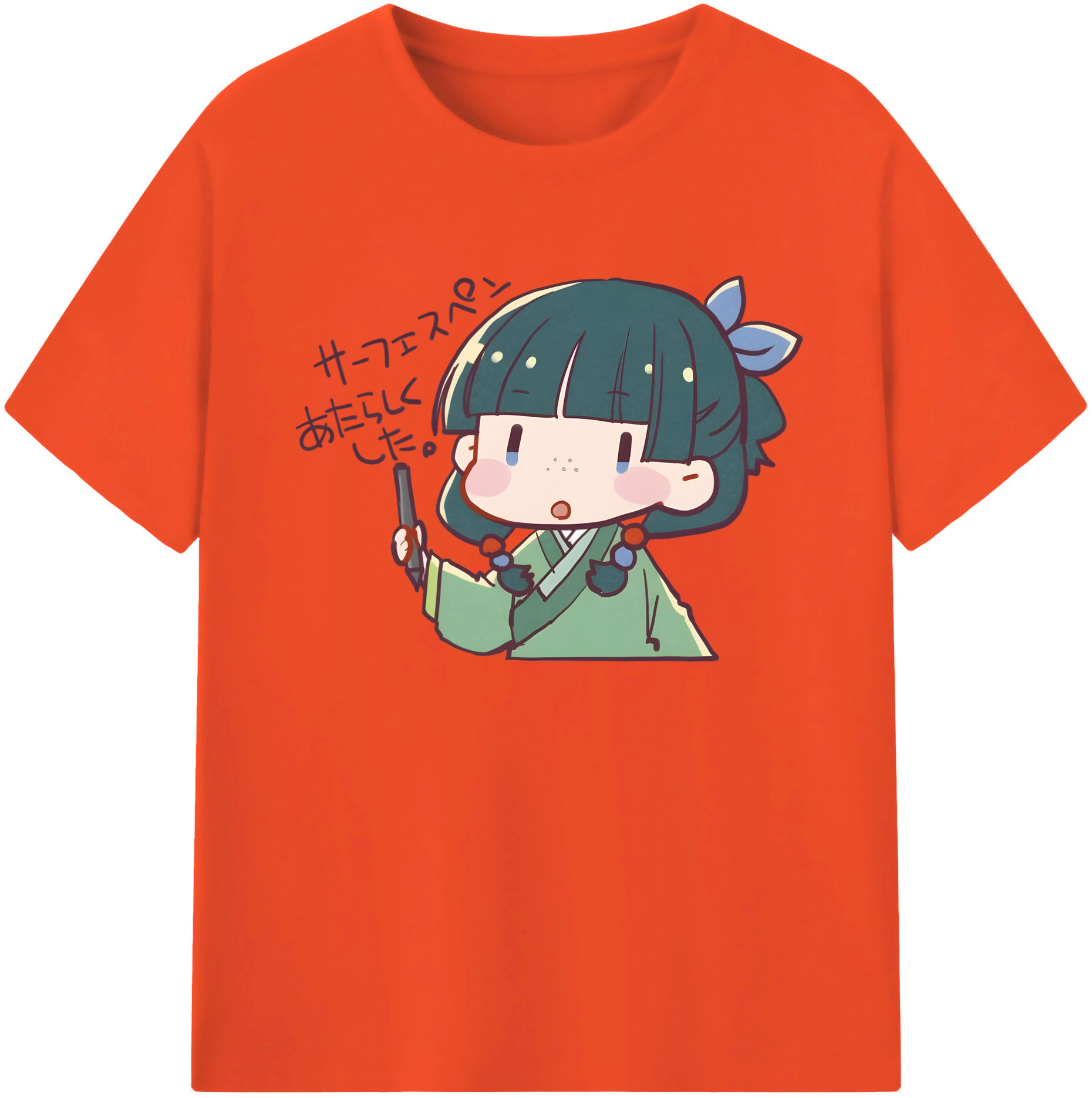 （画像用） 薬屋のひとりごと The Apothecary Diaries 綿100％半袖Tシャツ（フロントプリント）