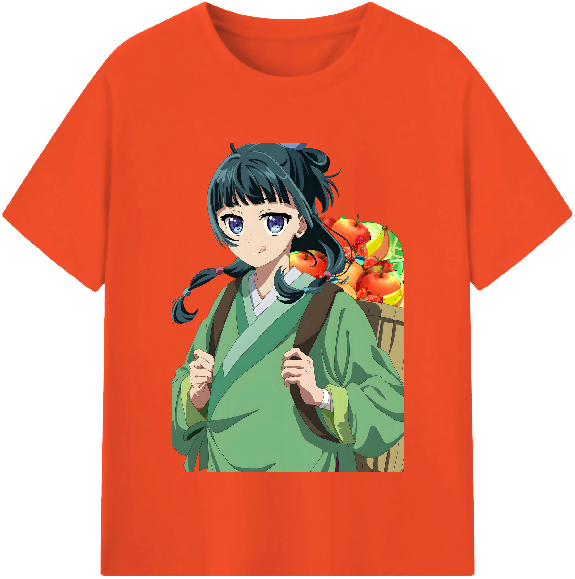 （画像用） 薬屋のひとりごと The Apothecary Diaries 綿100％半袖Tシャツ（フロントプリント）