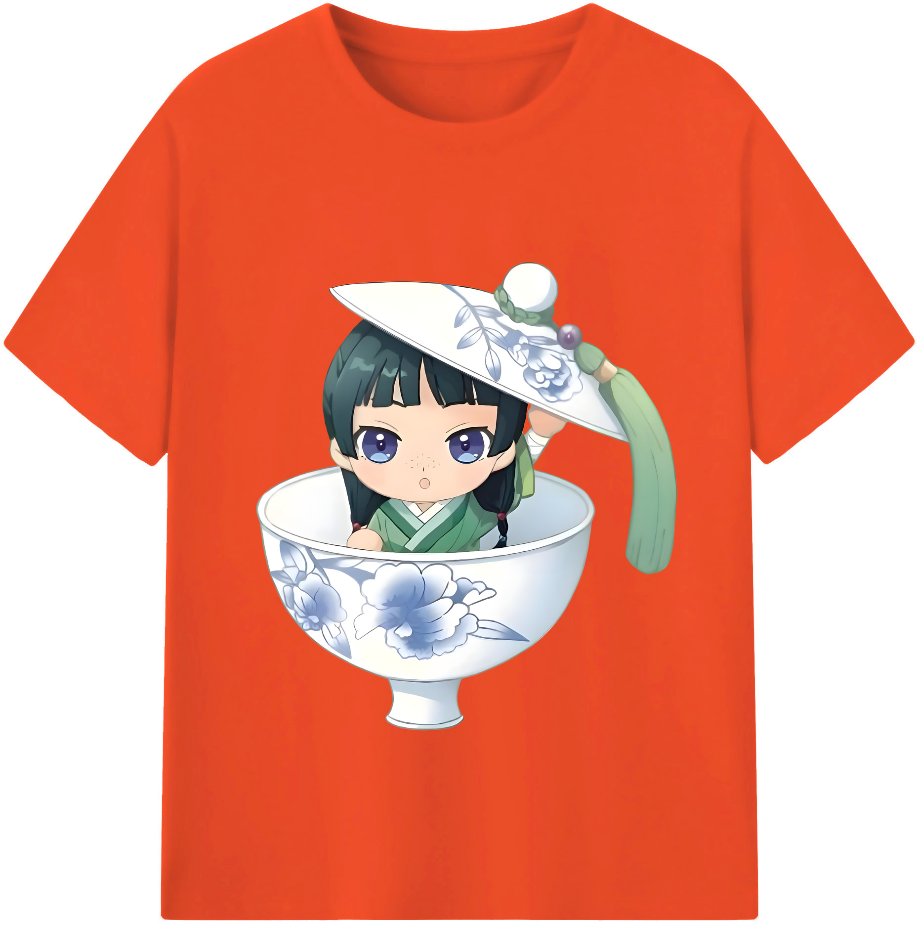（画像用） 薬屋のひとりごと The Apothecary Diaries 綿100％半袖Tシャツ（フロントプリント）