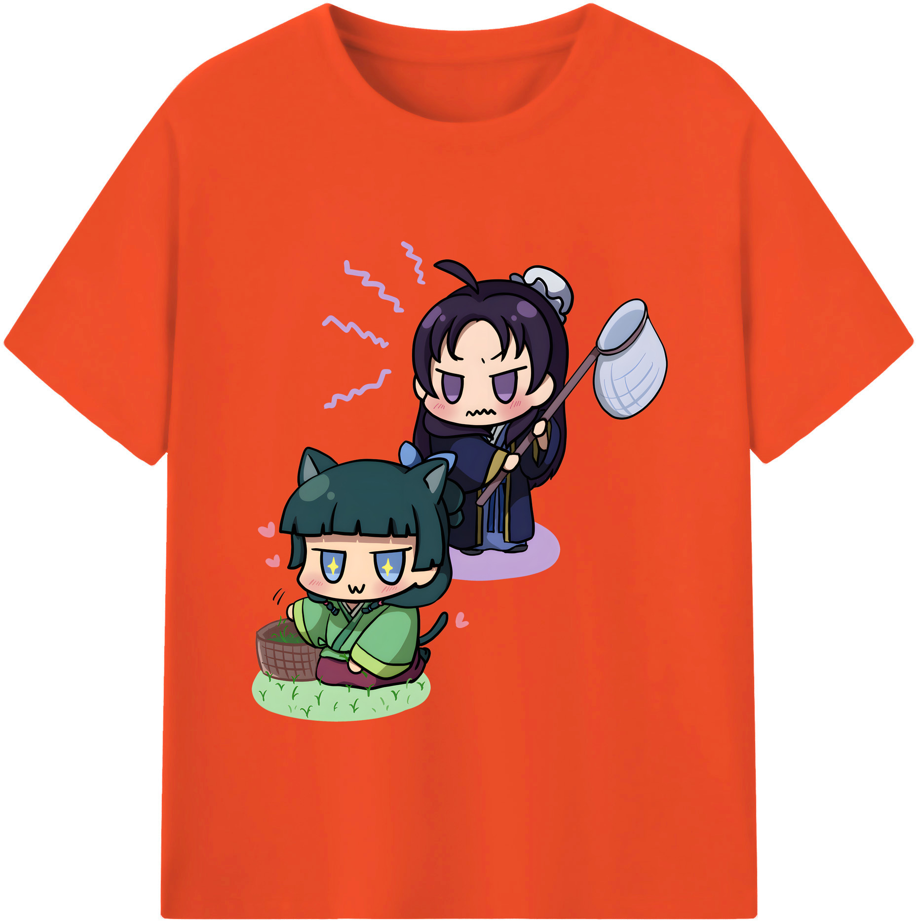 （画像用） 薬屋のひとりごと The Apothecary Diaries 綿100％半袖Tシャツ（フロントプリント）