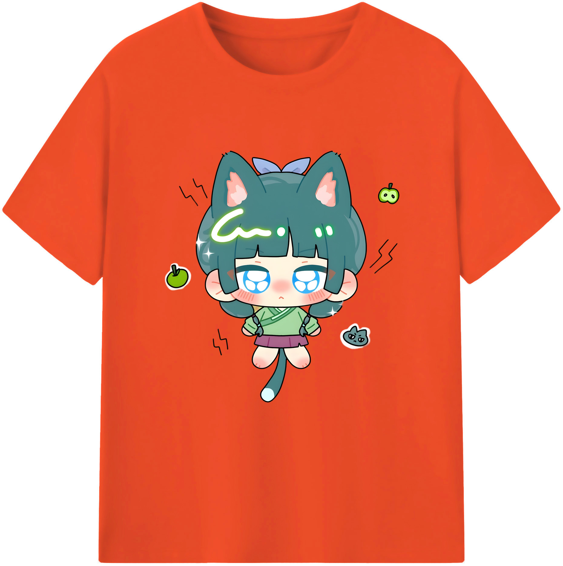 （画像用） 薬屋のひとりごと The Apothecary Diaries 綿100％半袖Tシャツ（フロントプリント）