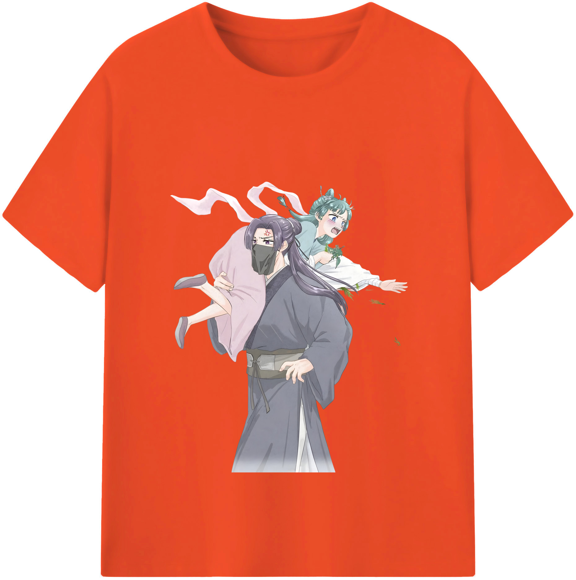 （画像用） 薬屋のひとりごと The Apothecary Diaries 綿100％半袖Tシャツ（フロントプリント）