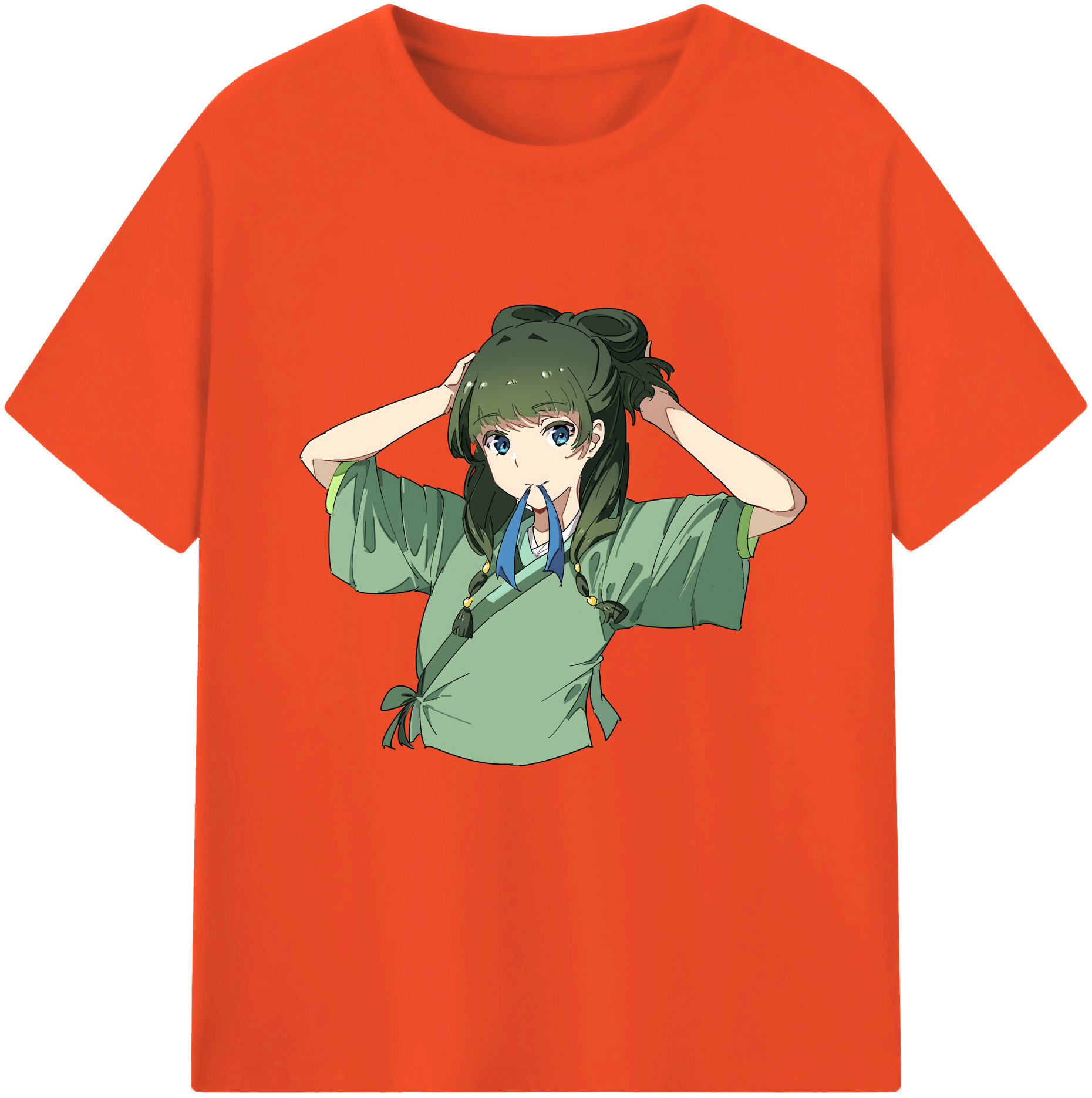 （画像用） 薬屋のひとりごと The Apothecary Diaries 綿100％半袖Tシャツ（フロントプリント）