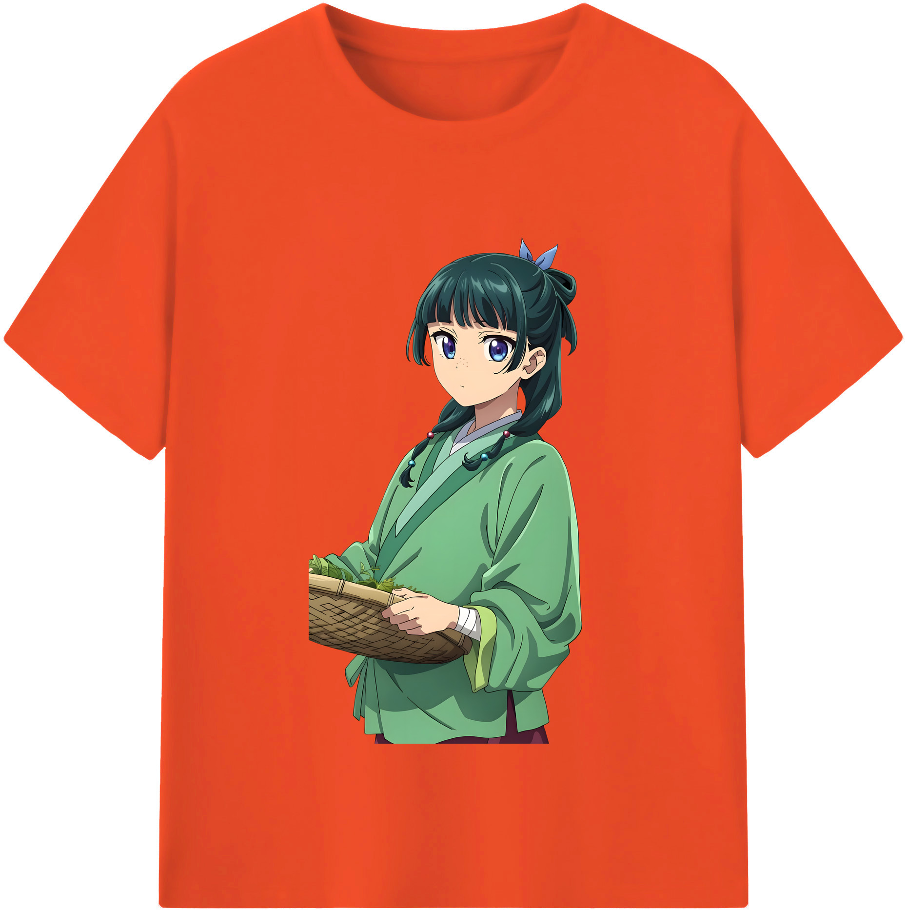 （画像用） 薬屋のひとりごと The Apothecary Diaries 綿100％半袖Tシャツ（フロントプリント）