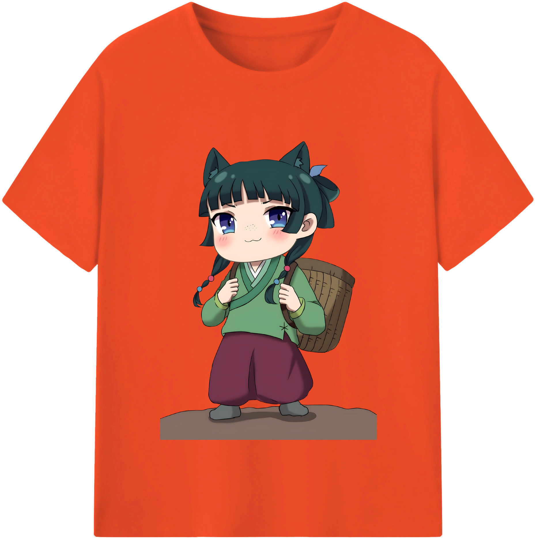 （画像用） 薬屋のひとりごと The Apothecary Diaries 綿100％半袖Tシャツ（フロントプリント）