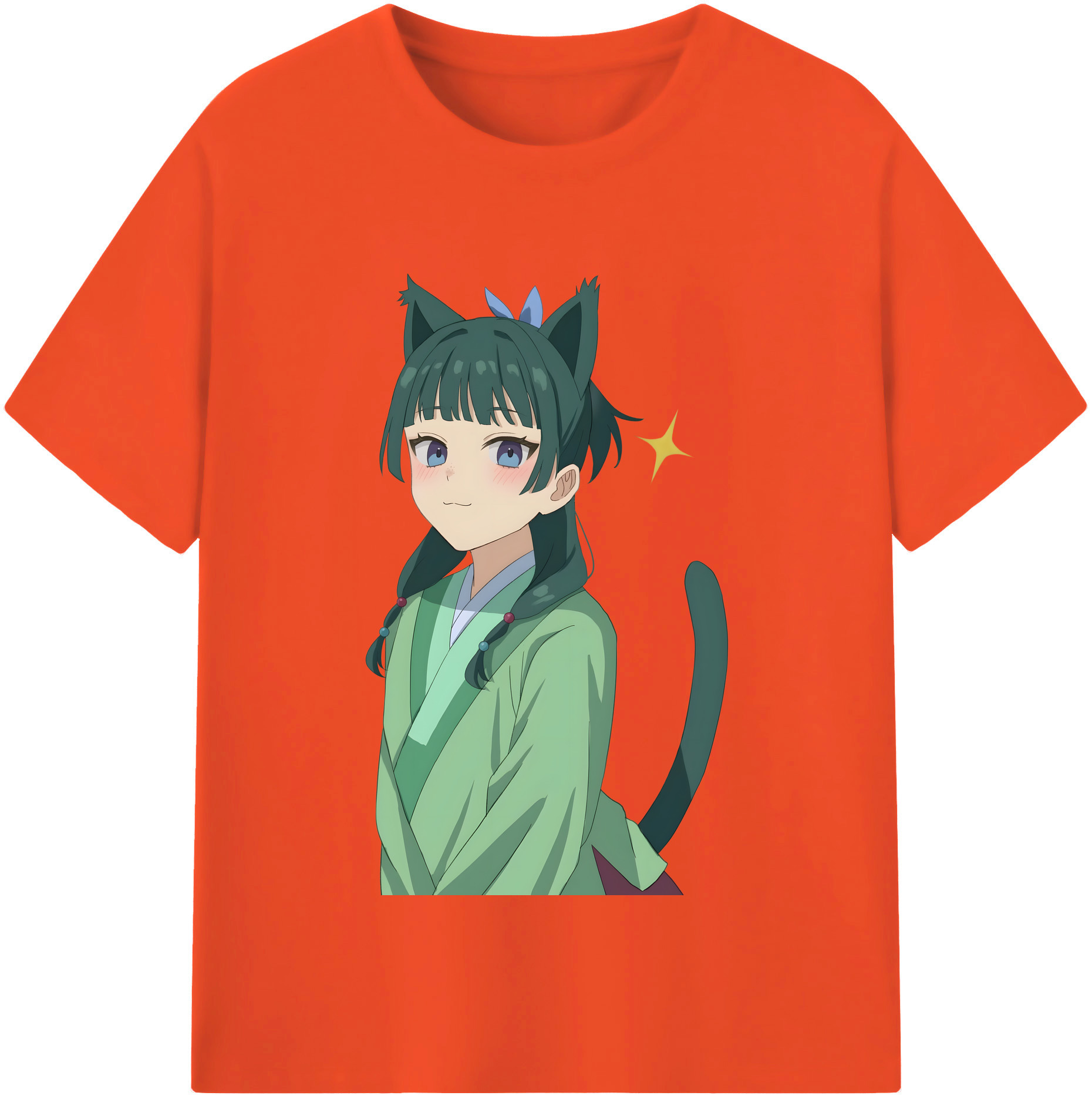 （画像用） 薬屋のひとりごと The Apothecary Diaries 綿100％半袖Tシャツ（フロントプリント）